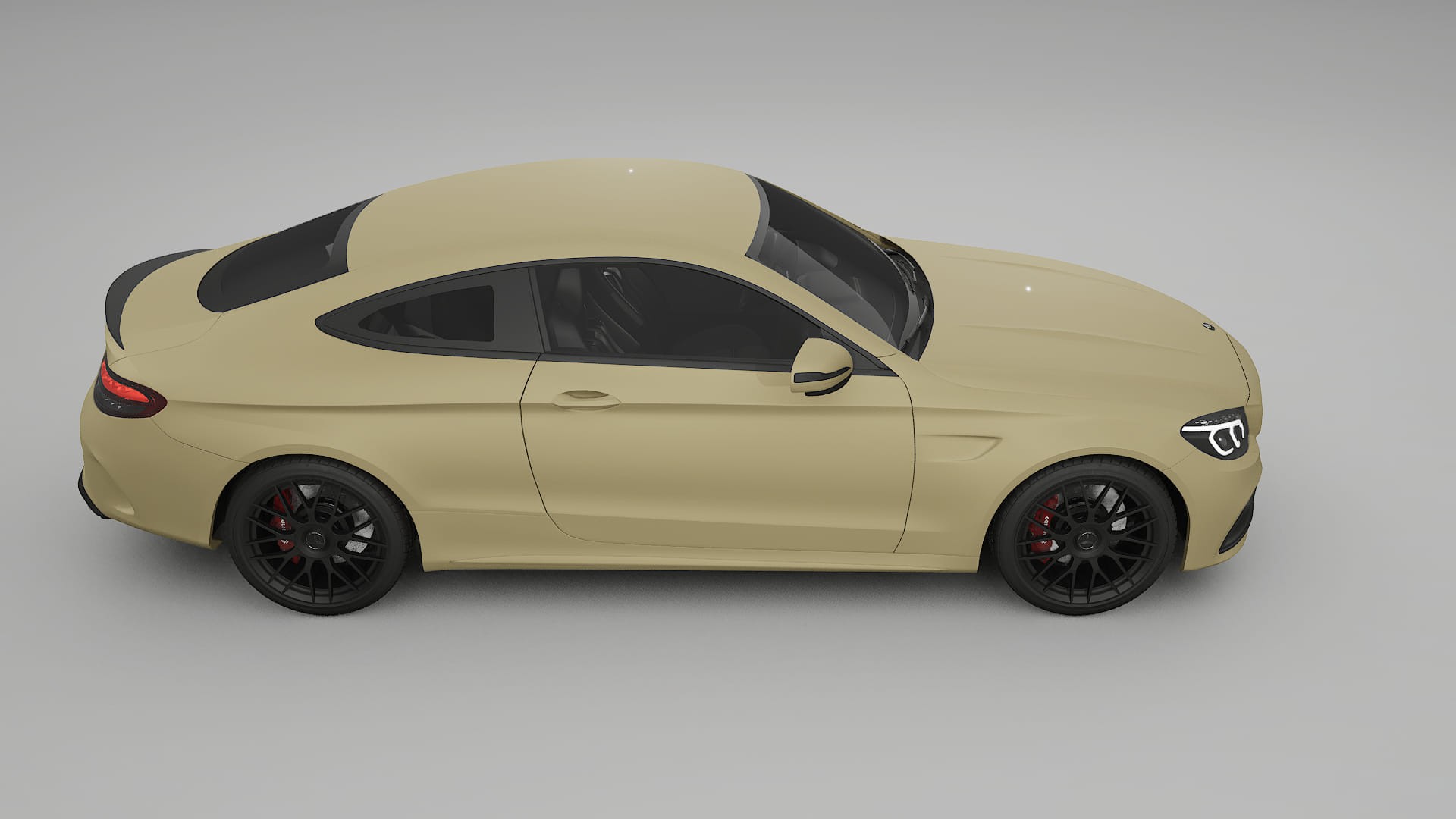 Mercedes C63 AMG W205 Coupe PPF Fólie | SAND TPU PPF - kompletní pre-cut kit
