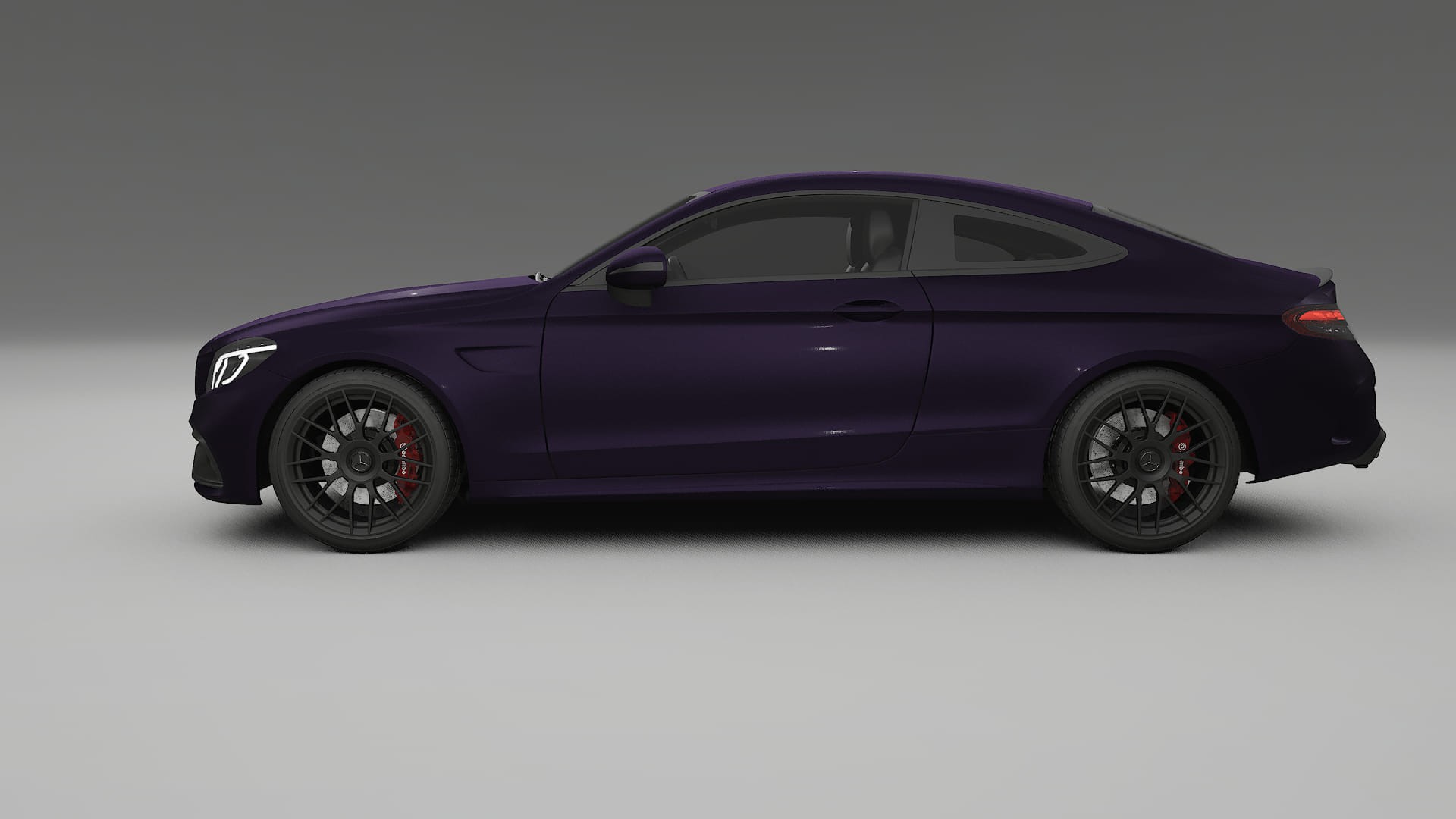 Mercedes C63 AMG W205 Coupe PPF Fólie | VIOLET TPU PPF - kompletní pre-cut kit