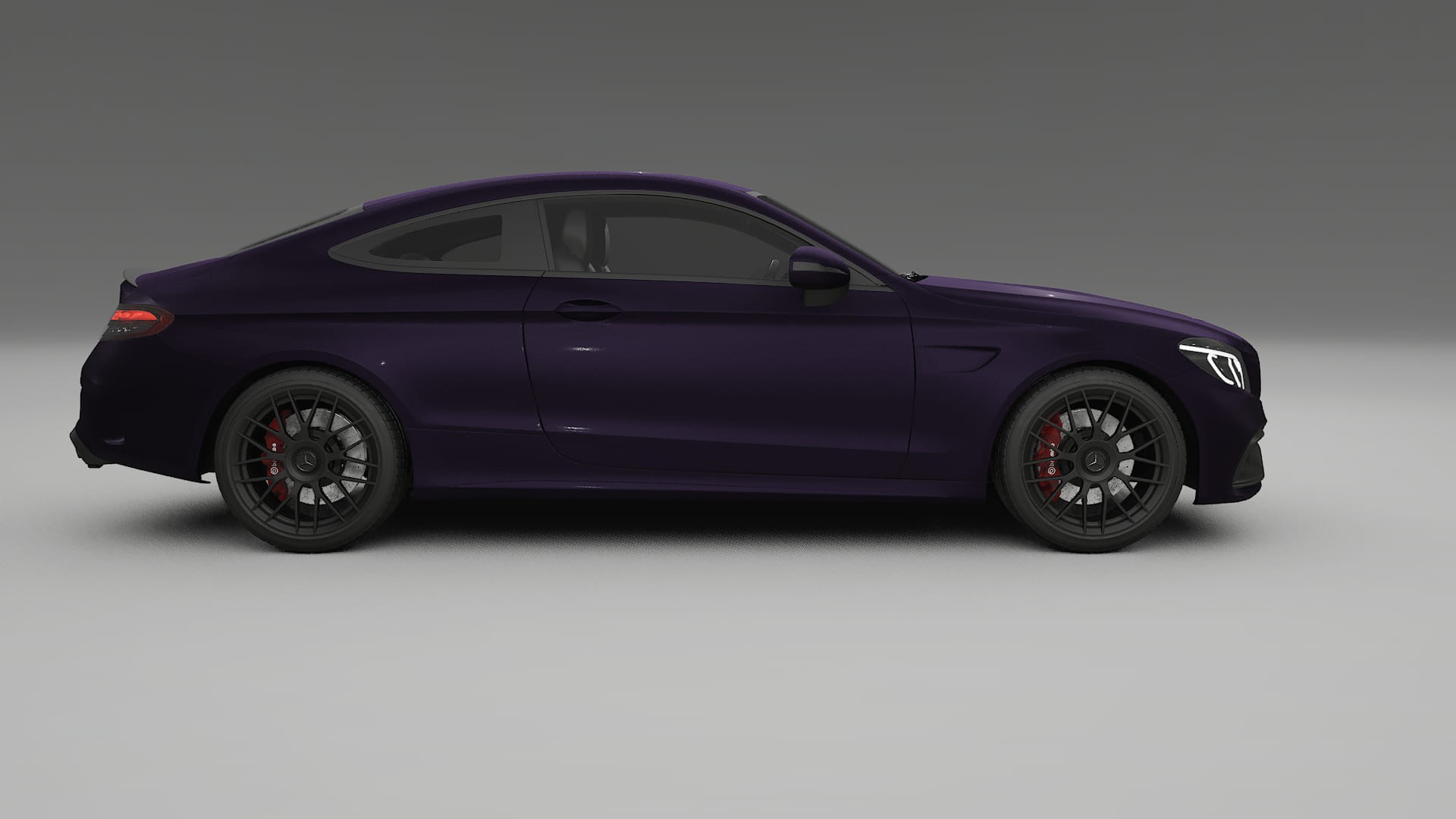 Mercedes C63 AMG W205 Coupe PPF Fólie | VIOLET TPU PPF - kompletní pre-cut kit