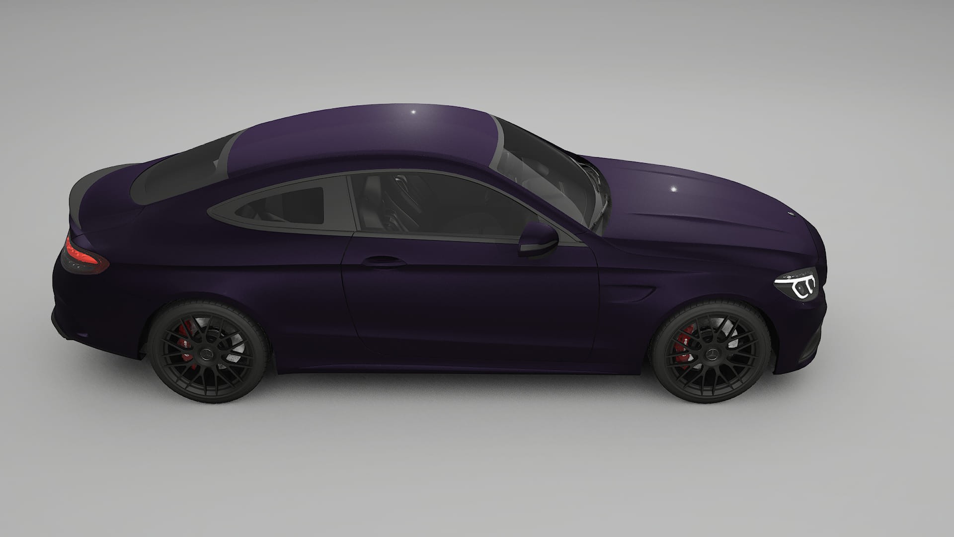Mercedes C63 AMG W205 Coupe PPF Fólie | VIOLET TPU PPF - kompletní pre-cut kit