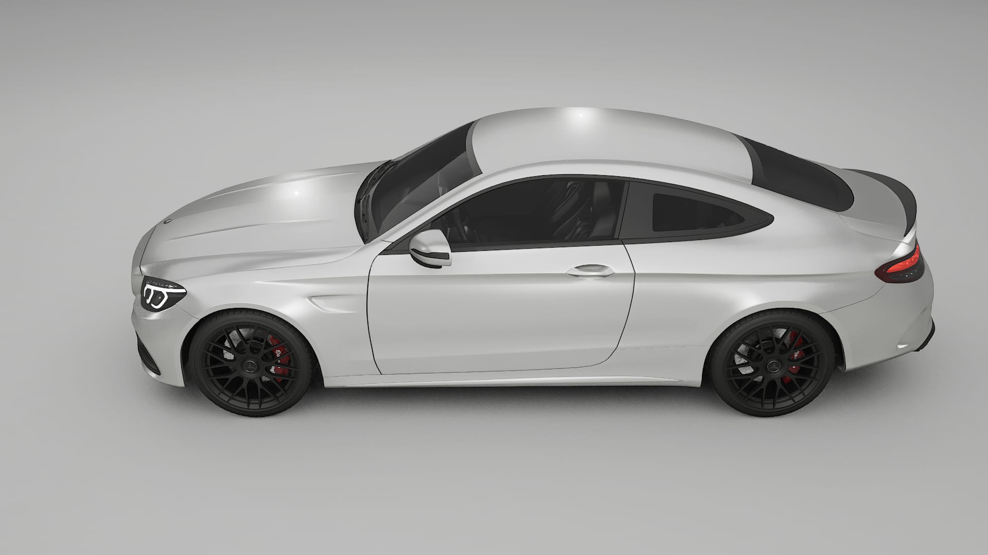 Mercedes C63 AMG W205 Coupe PPF Fólie | OPAL TPU PPF - kompletní pre-cut kit