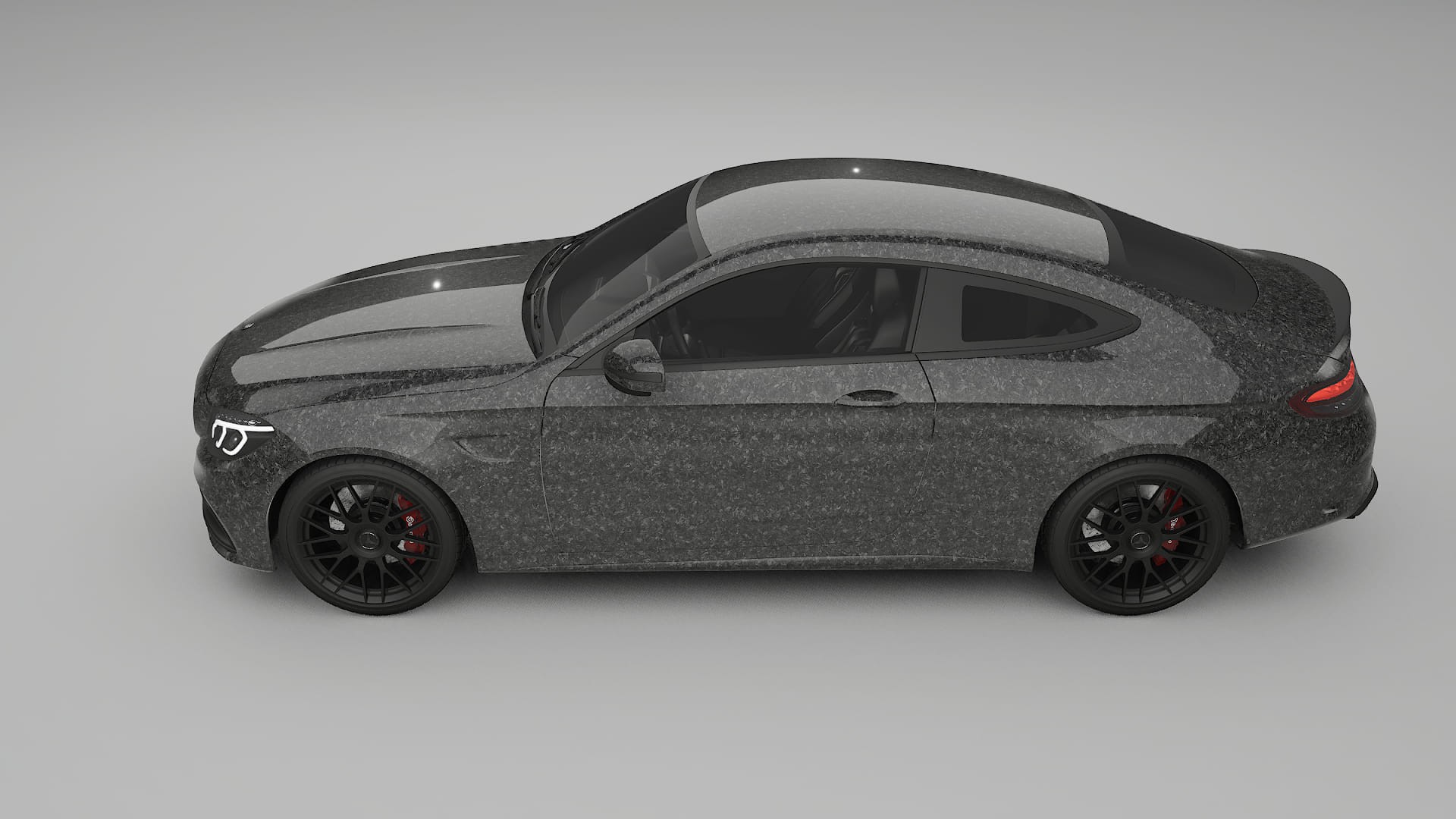 Mercedes C63 AMG W205 Coupe PPF Fólie | FORGED S TPU PPF - kompletní pre-cut kit