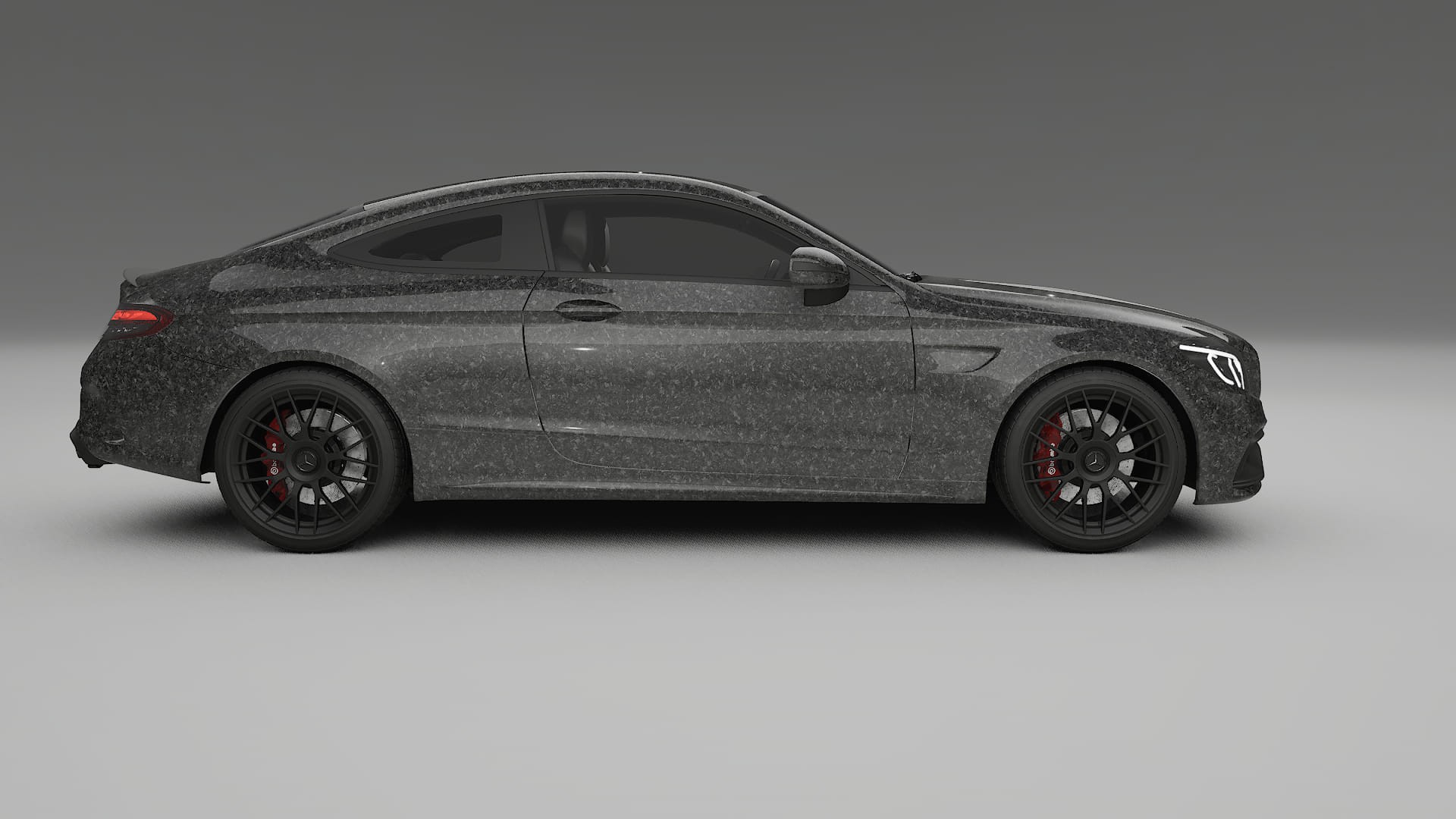 Mercedes C63 AMG W205 Coupe PPF Fólie | FORGED S TPU PPF - kompletní pre-cut kit