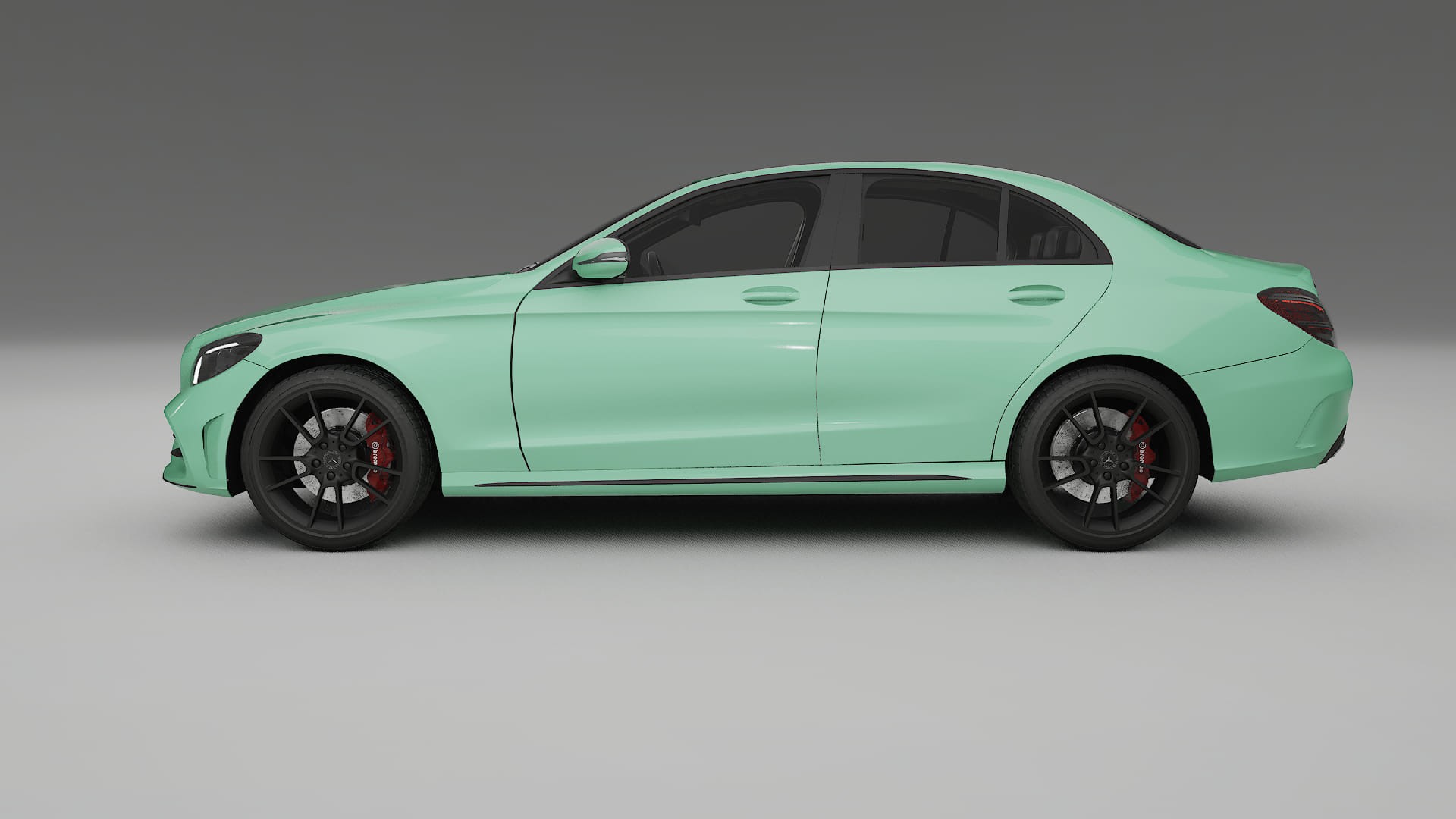 Mercedes C-Class W205 AMG sedan PPF Fólie | DUSTY TPU PPF - kompletní pre-cut kit