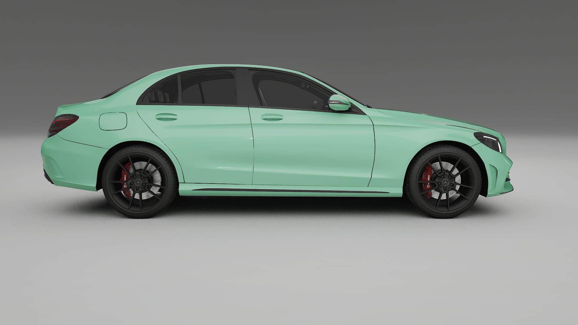 Mercedes C-Class W205 AMG sedan PPF Fólie | DUSTY TPU PPF - kompletní pre-cut kit