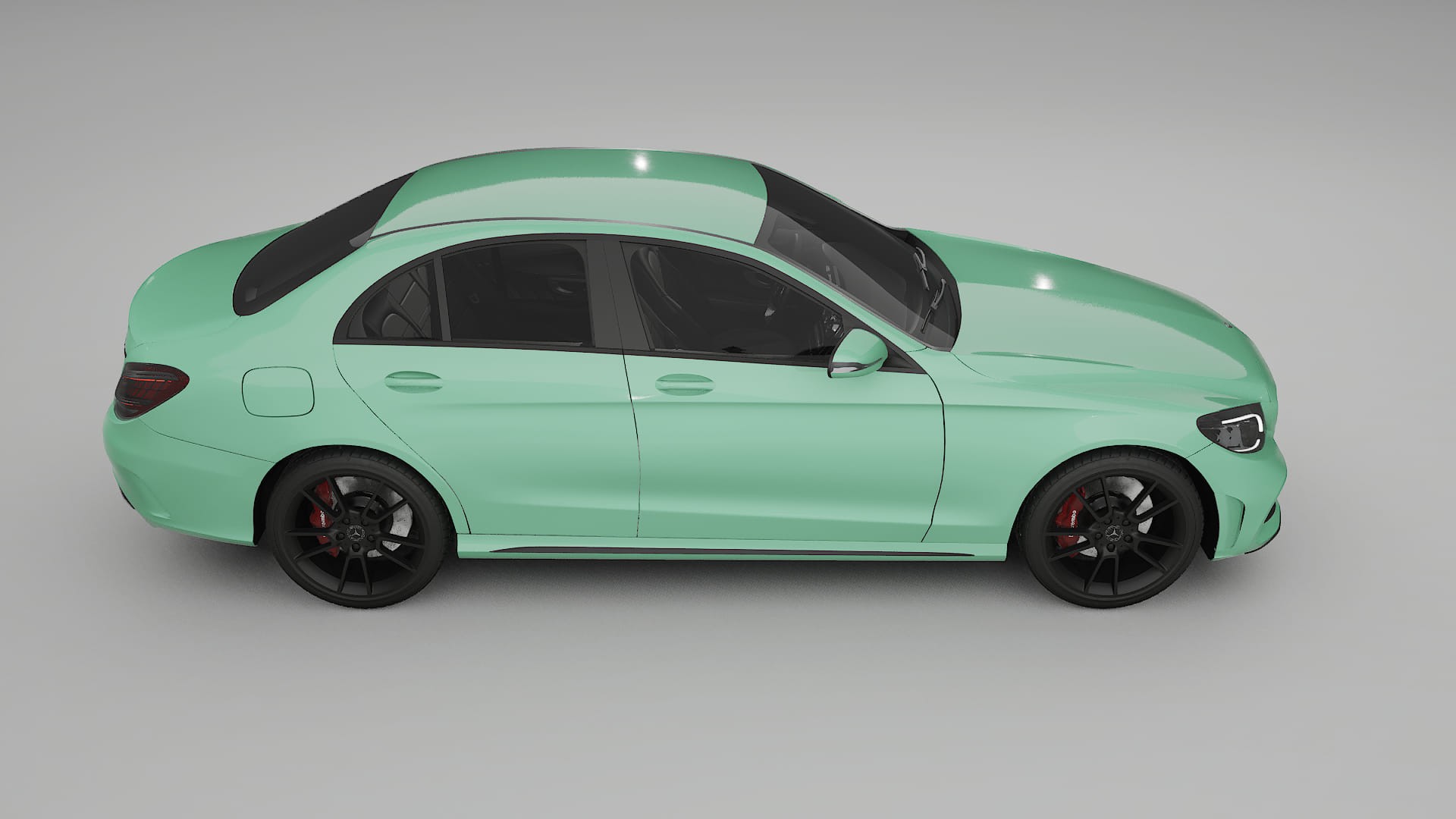 Mercedes C-Class W205 AMG sedan PPF Fólie | DUSTY TPU PPF - kompletní pre-cut kit