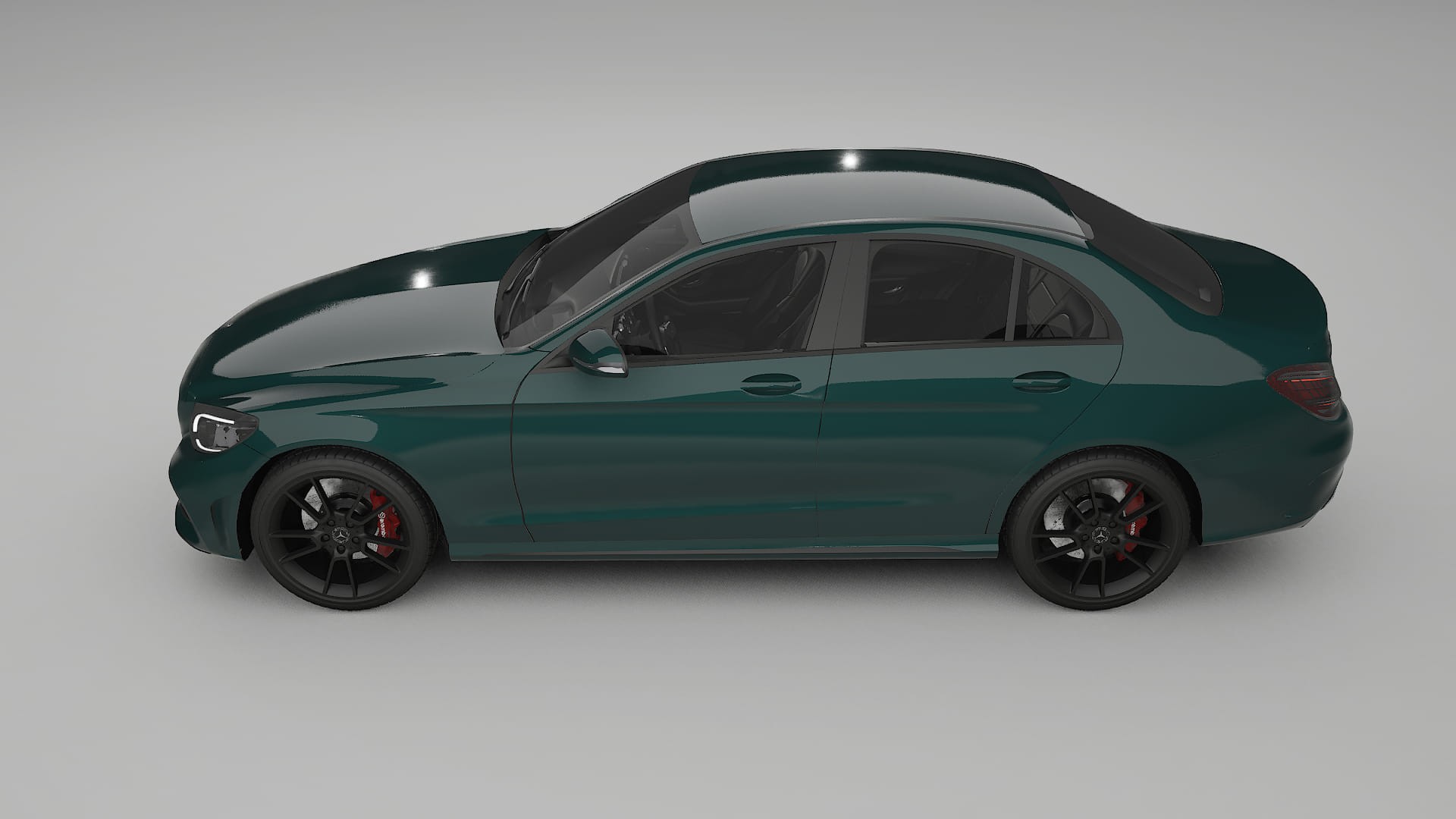 Mercedes C-Class W205 AMG sedan PPF Fólie | INFERNO TPU PPF - kompletní pre-cut kit