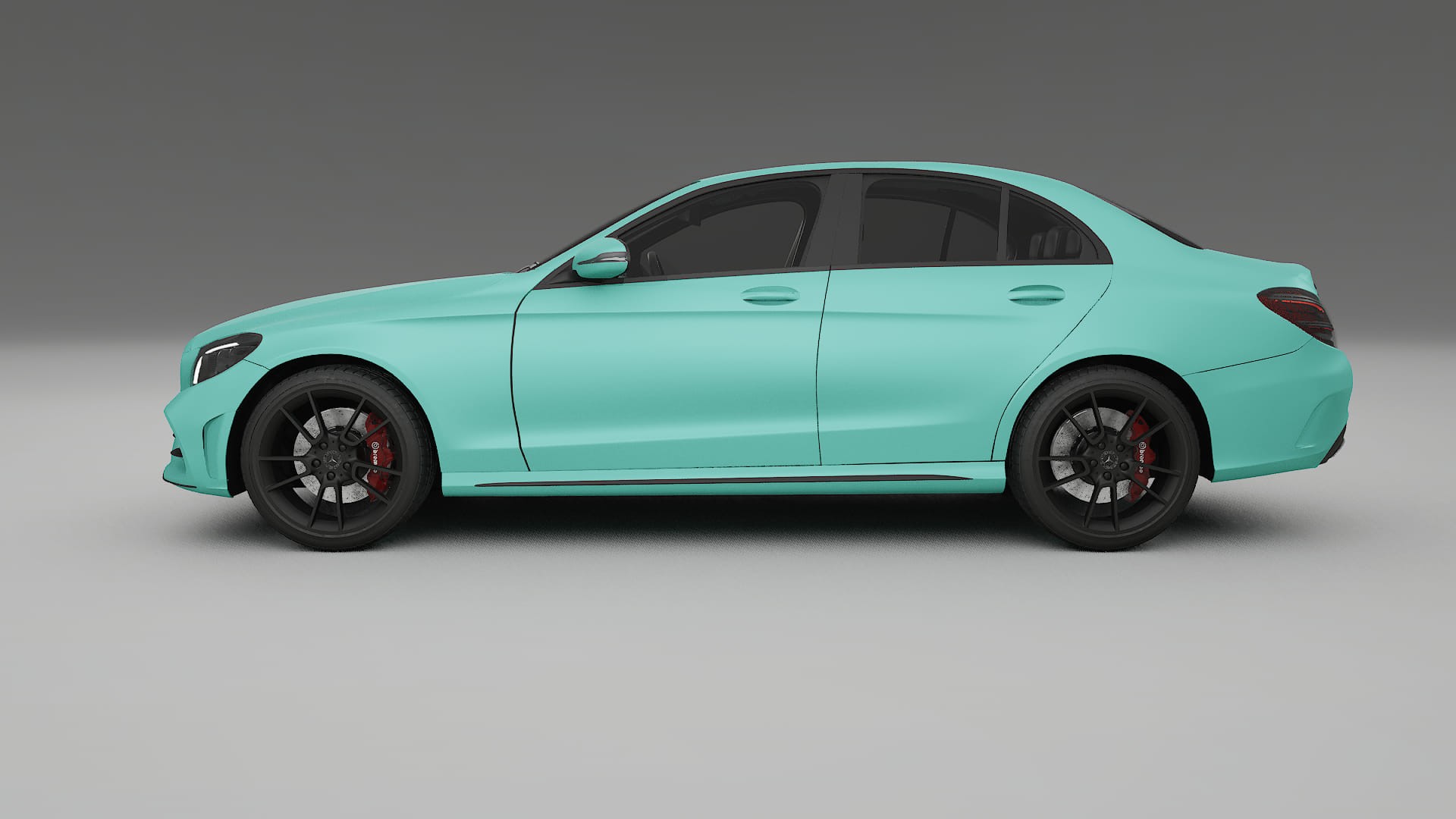 Mercedes C-Class W205 AMG sedan PPF Fólie | FROST TPU PPF - kompletní pre-cut kit