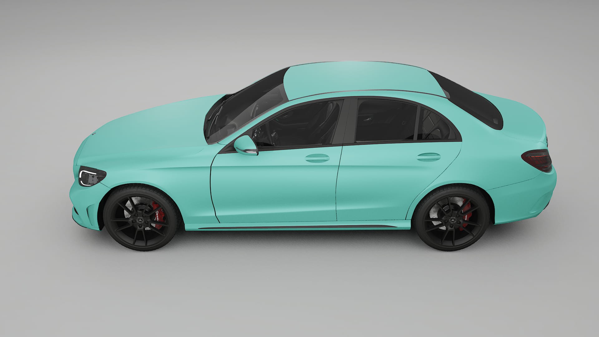 Mercedes C-Class W205 AMG sedan PPF Fólie | FROST TPU PPF - kompletní pre-cut kit