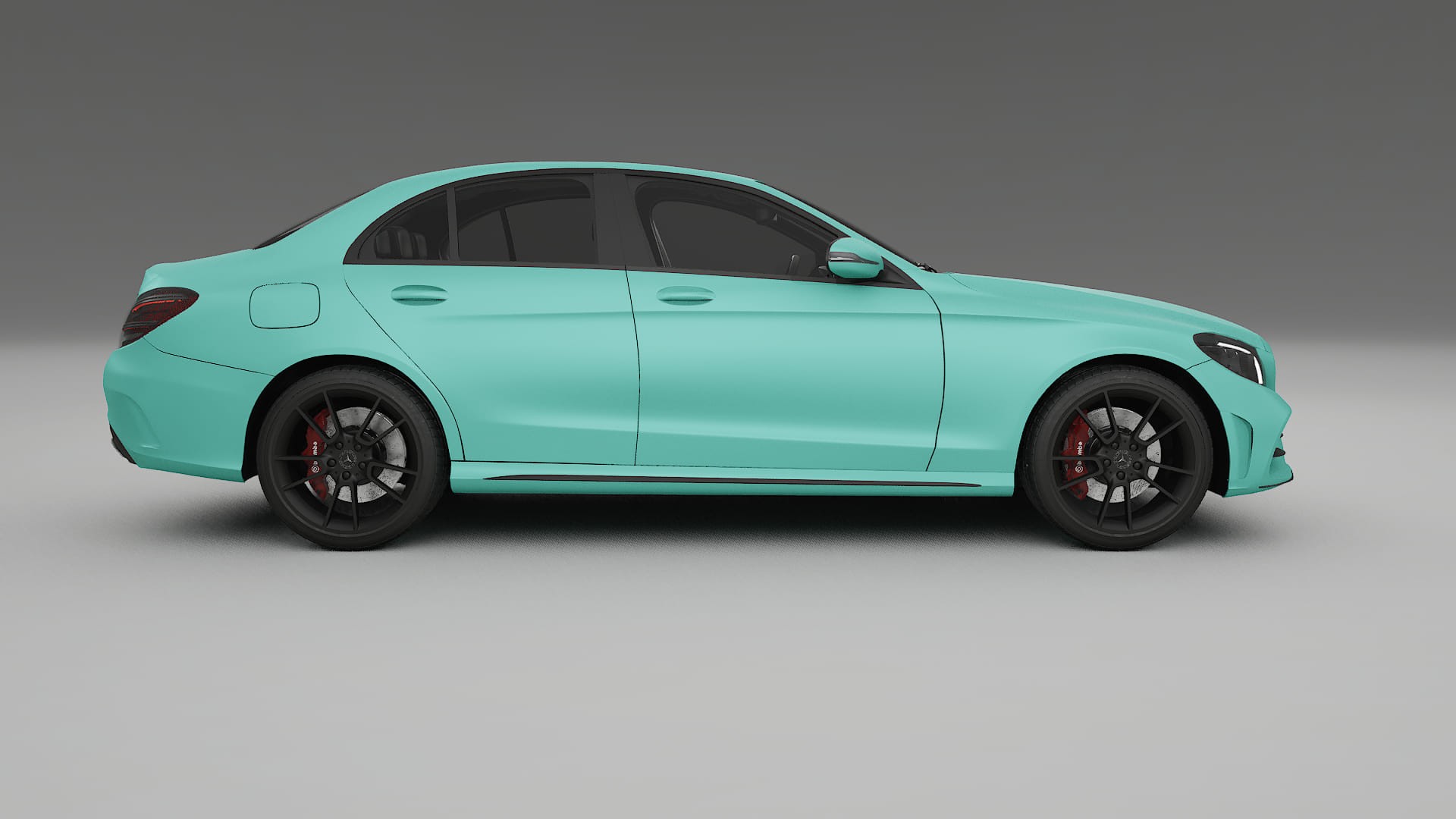 Mercedes C-Class W205 AMG sedan PPF Fólie | FROST TPU PPF - kompletní pre-cut kit