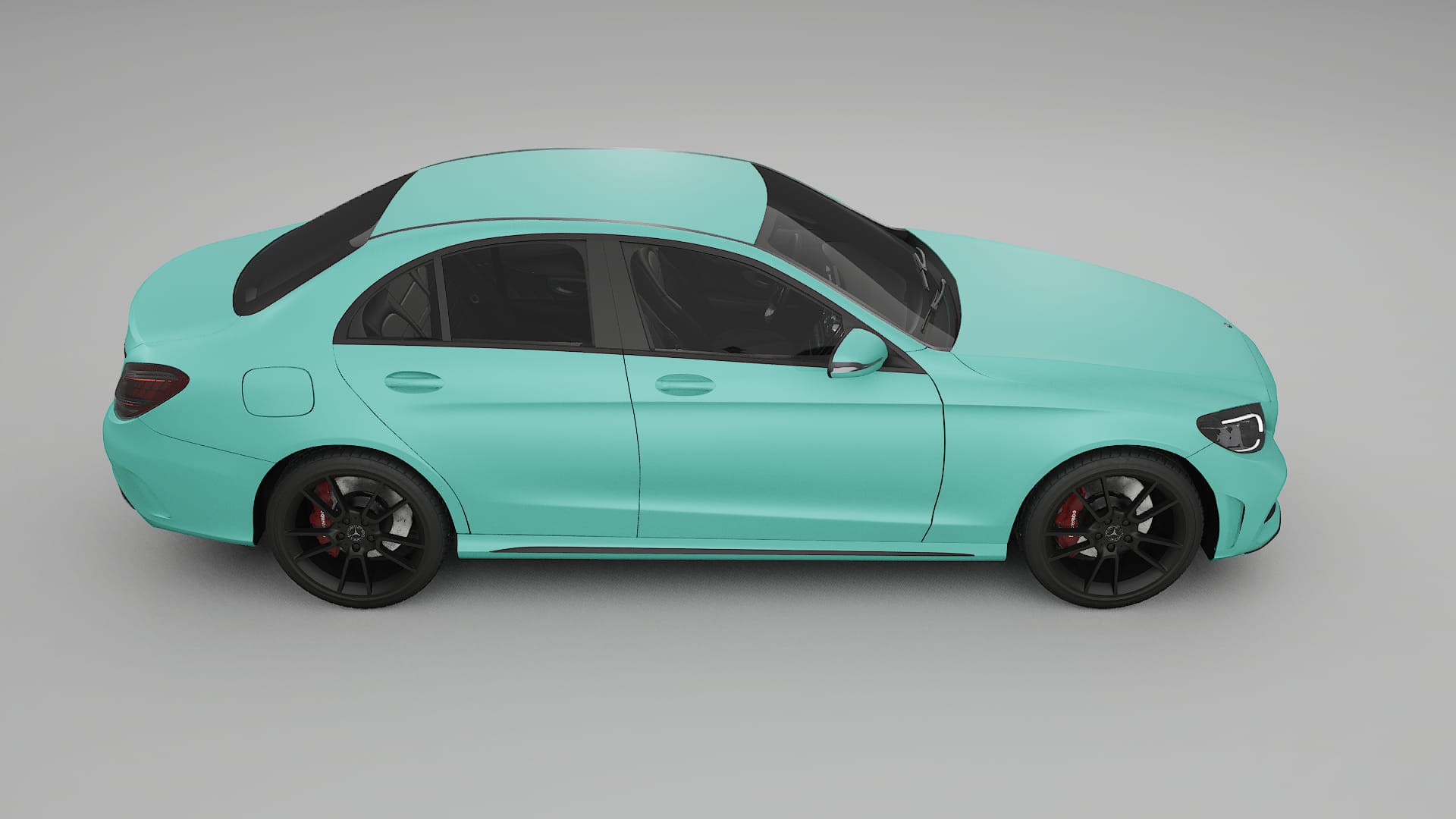Mercedes C-Class W205 AMG sedan PPF Fólie | FROST TPU PPF - kompletní pre-cut kit