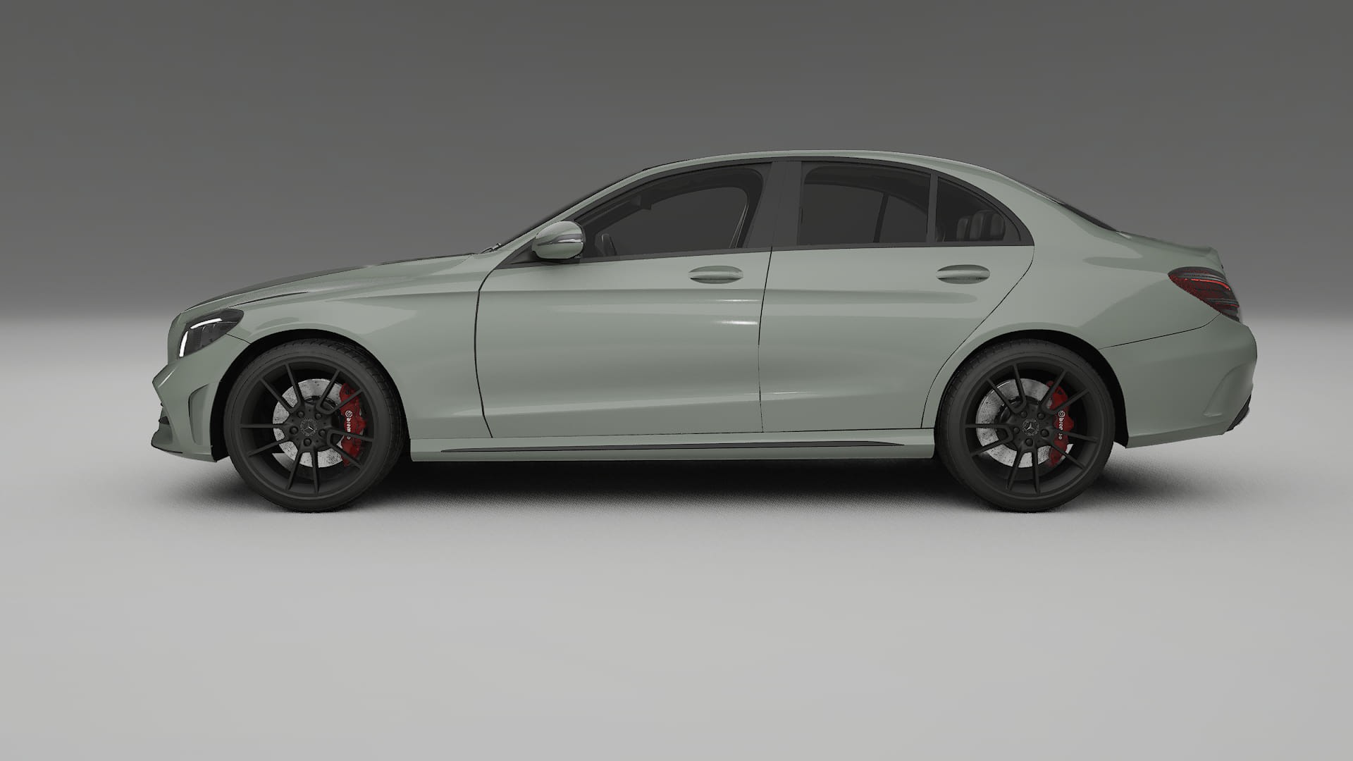 Mercedes C-Class W205 AMG sedan PPF Fólie | SLATE TPU PPF - kompletní pre-cut kit