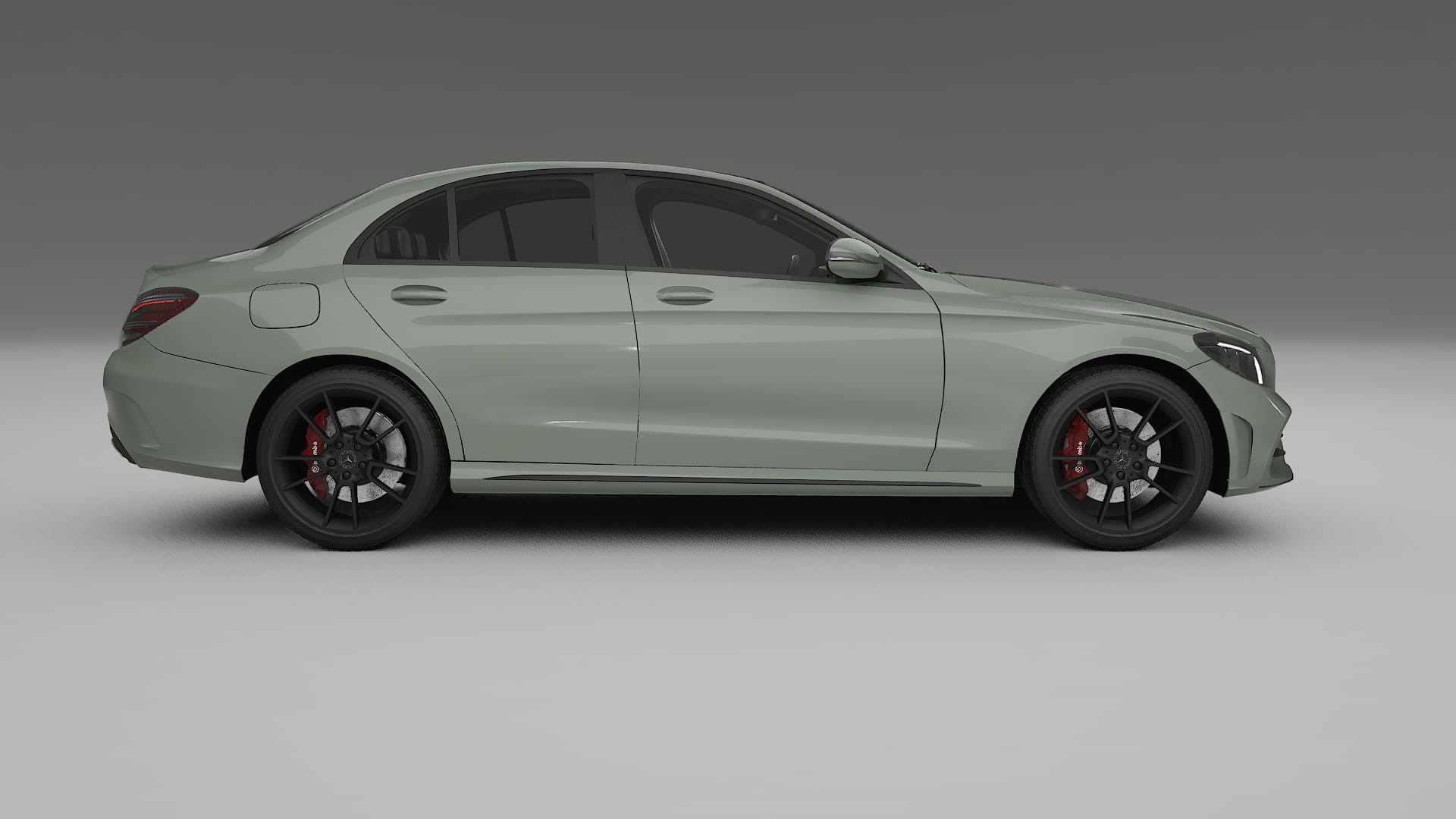 Mercedes C-Class W205 AMG sedan PPF Fólie | SLATE TPU PPF - kompletní pre-cut kit