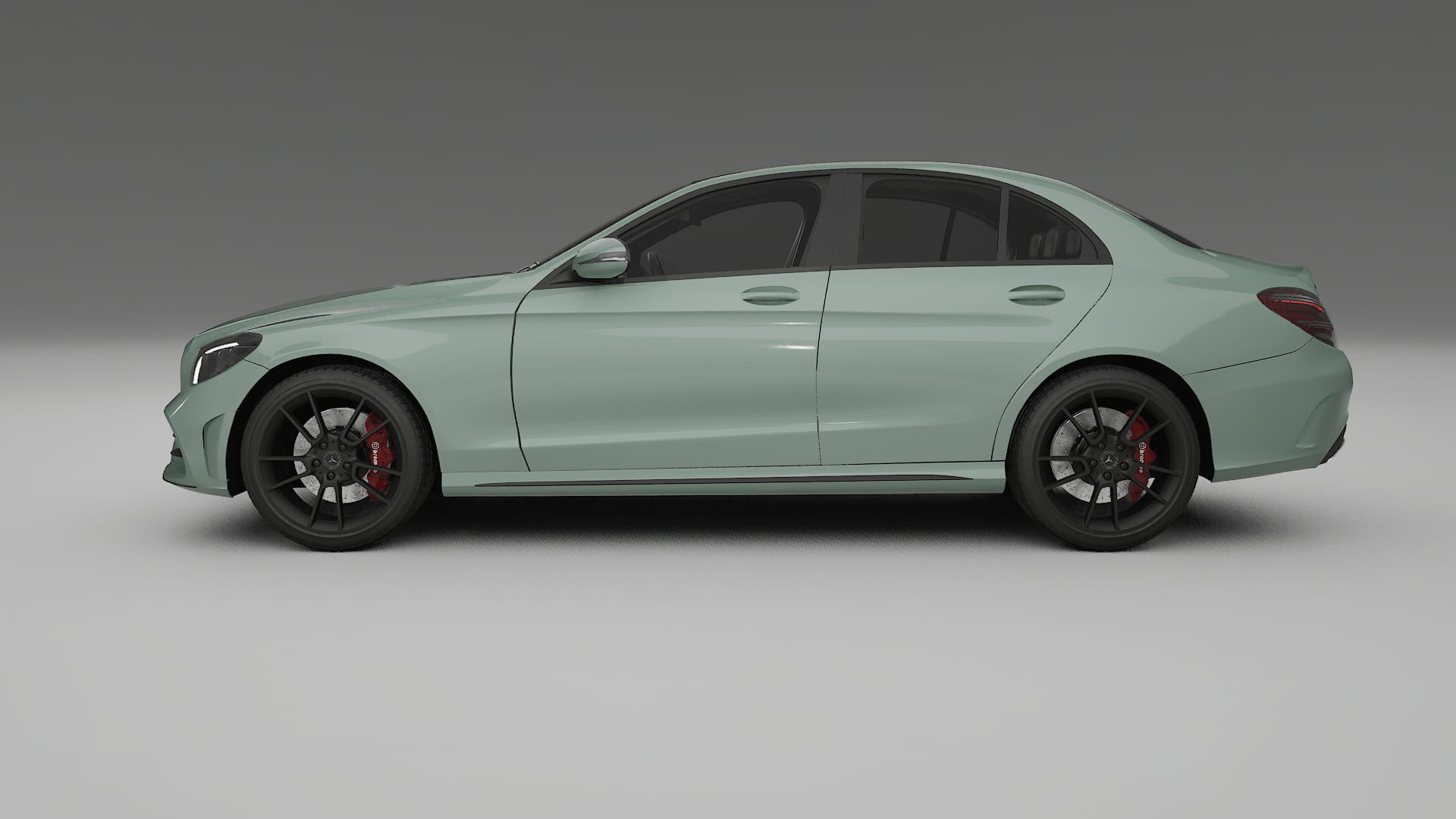 Mercedes C-Class W205 AMG sedan PPF Fólie | CINDER TPU PPF - kompletní pre-cut kit