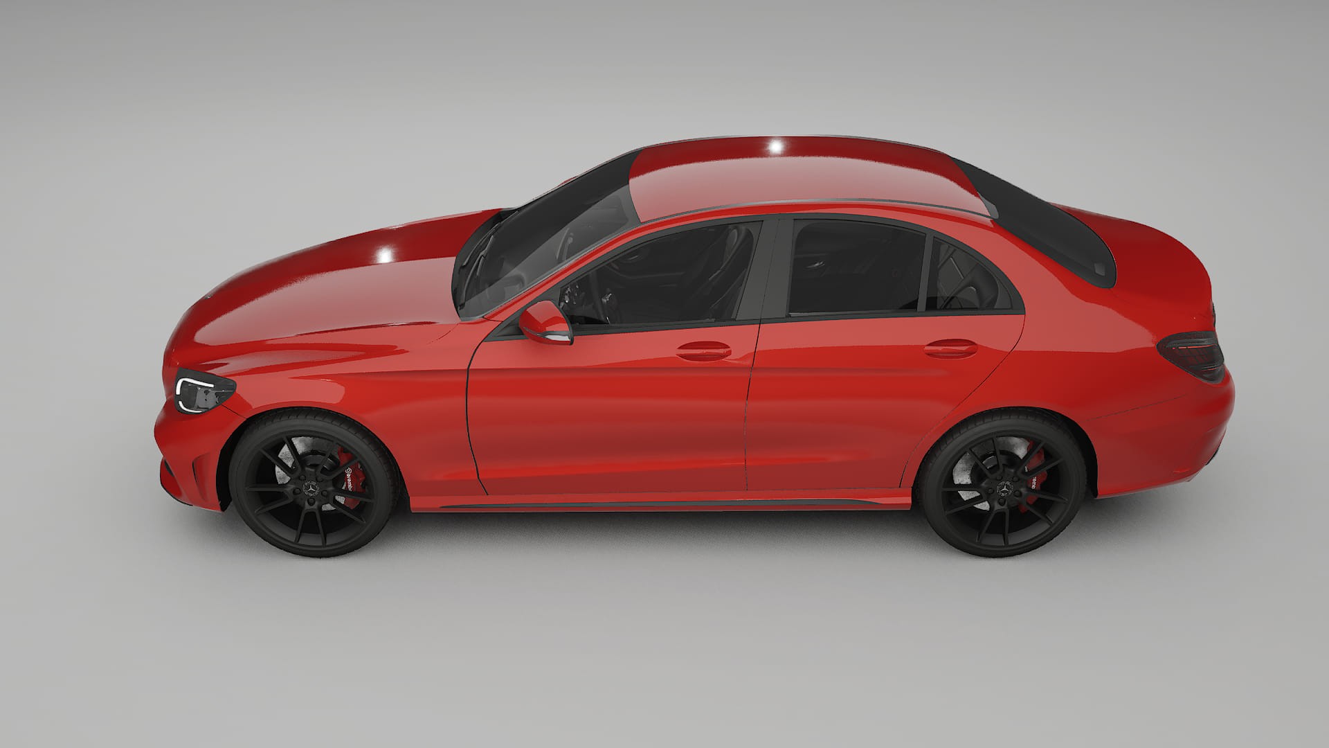 Mercedes C-Class W205 AMG sedan PPF Fólie | BLAZE TPU PPF - kompletní pre-cut kit