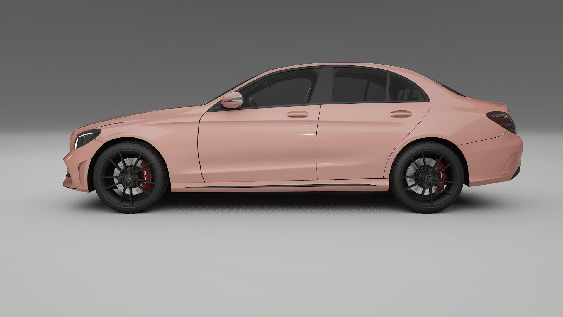 Mercedes C-Class W205 AMG sedan PPF Fólie | BLUSH TPU PPF - kompletní pre-cut kit