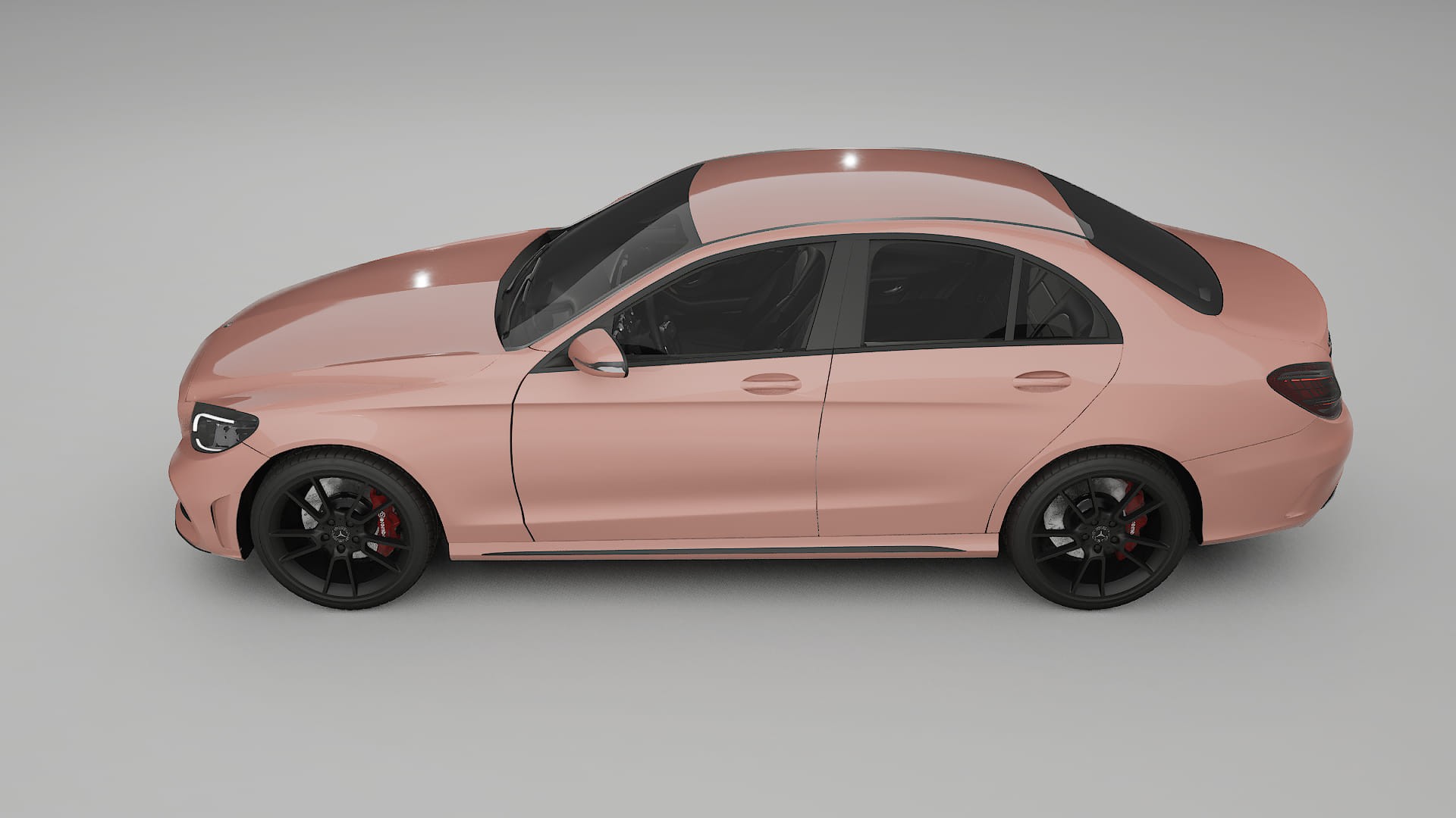 Mercedes C-Class W205 AMG sedan PPF Fólie | BLUSH TPU PPF - kompletní pre-cut kit