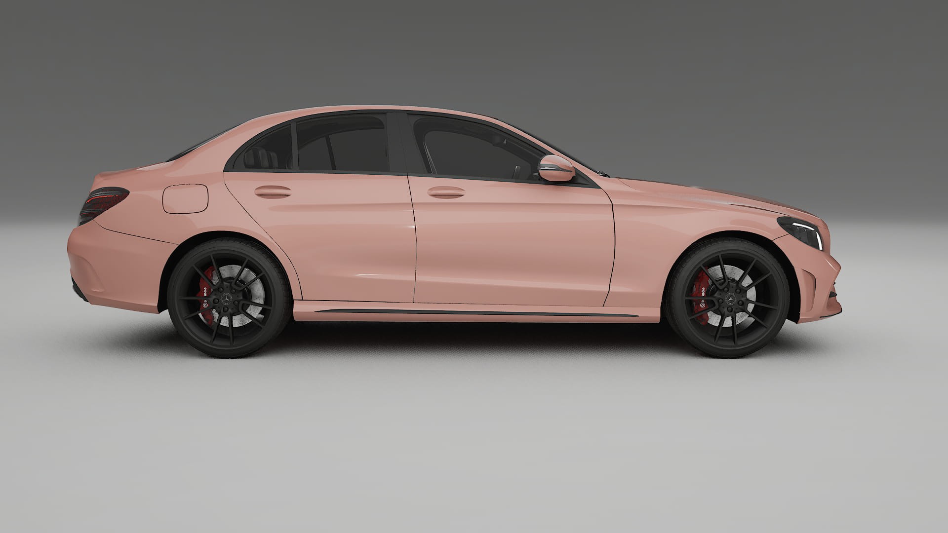 Mercedes C-Class W205 AMG sedan PPF Fólie | BLUSH TPU PPF - kompletní pre-cut kit