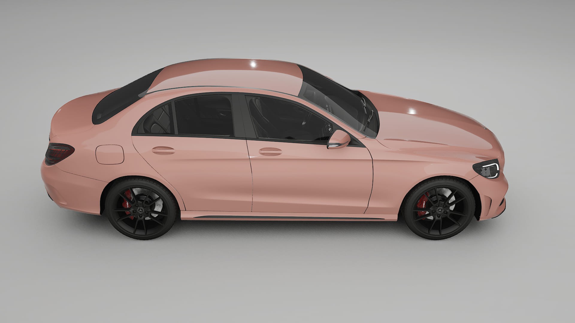 Mercedes C-Class W205 AMG sedan PPF Fólie | BLUSH TPU PPF - kompletní pre-cut kit