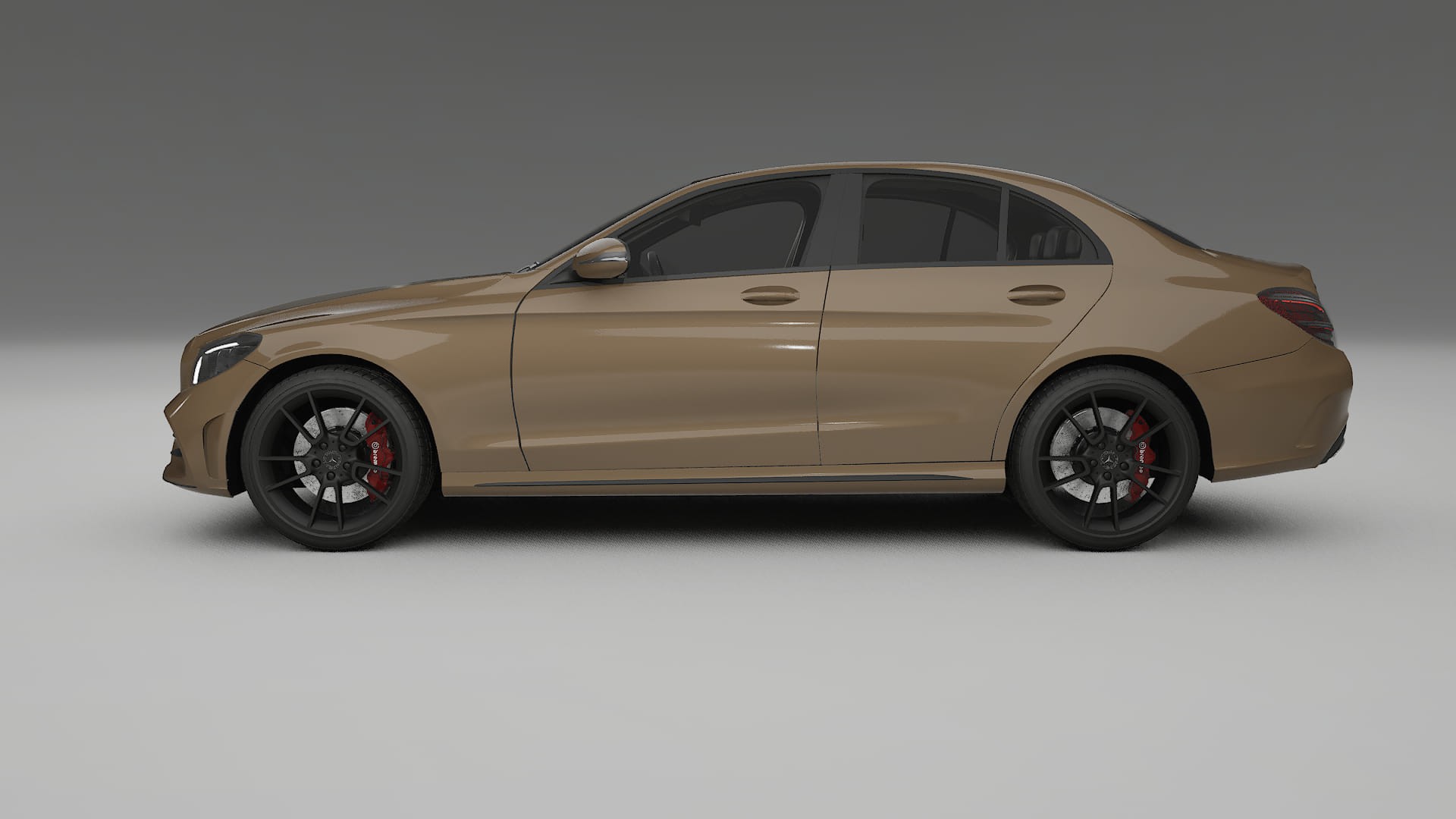 Mercedes C-Class W205 AMG sedan PPF Fólie | SAHARA TPU PPF - kompletní pre-cut kit
