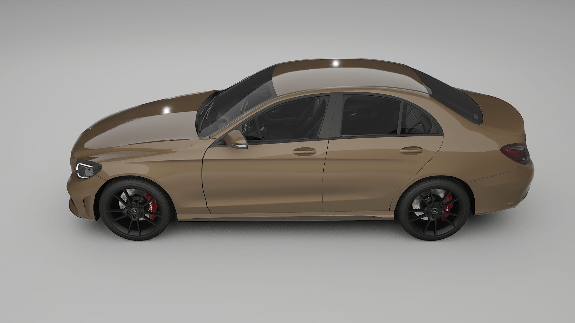 Mercedes C-Class W205 AMG sedan PPF Fólie | SAHARA TPU PPF - kompletní pre-cut kit