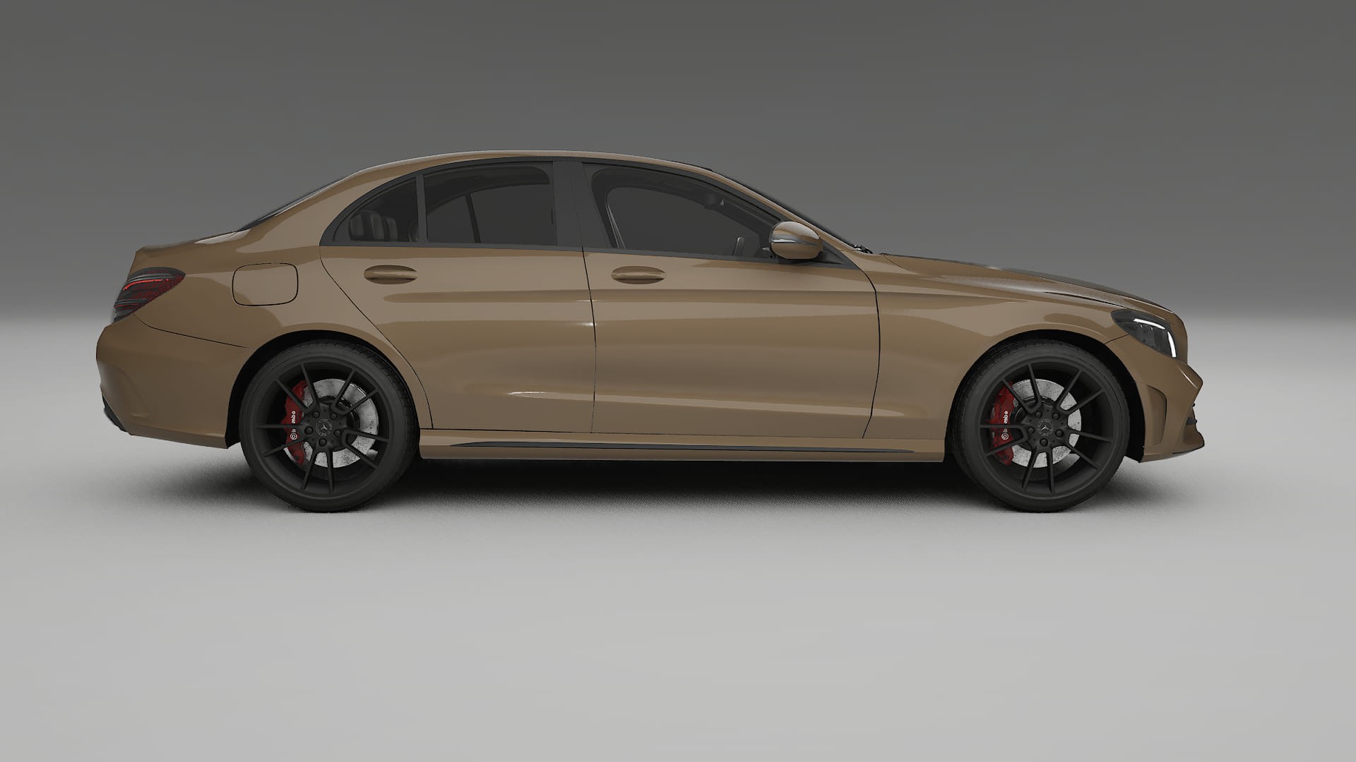 Mercedes C-Class W205 AMG sedan PPF Fólie | SAHARA TPU PPF - kompletní pre-cut kit
