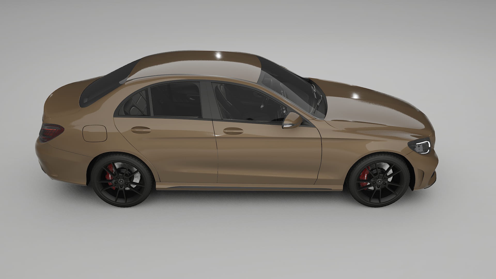 Mercedes C-Class W205 AMG sedan PPF Fólie | SAHARA TPU PPF - kompletní pre-cut kit