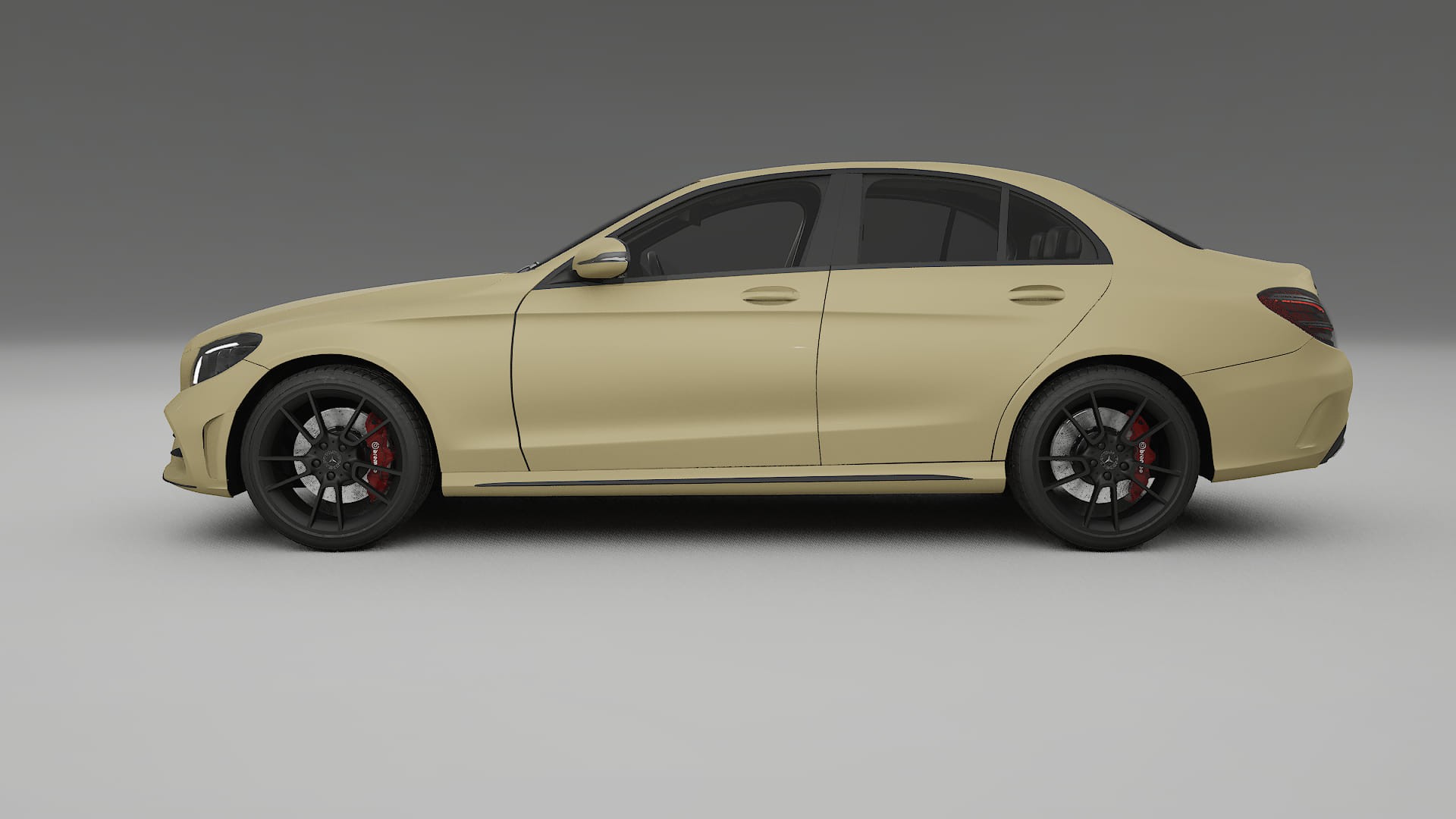 Mercedes C-Class W205 AMG sedan PPF Fólie | SAND TPU PPF - kompletní pre-cut kit