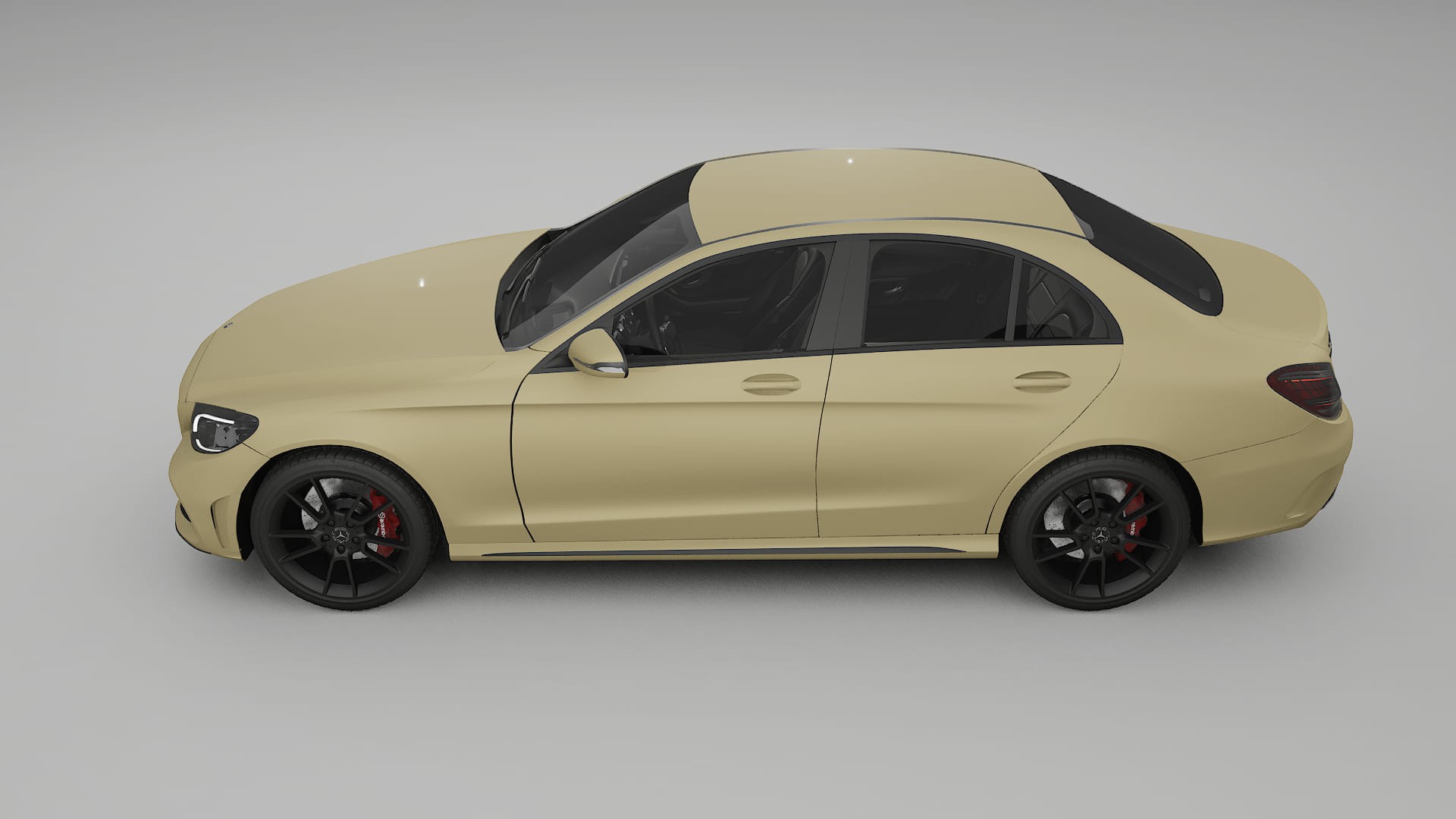 Mercedes C-Class W205 AMG sedan PPF Fólie | SAND TPU PPF - kompletní pre-cut kit