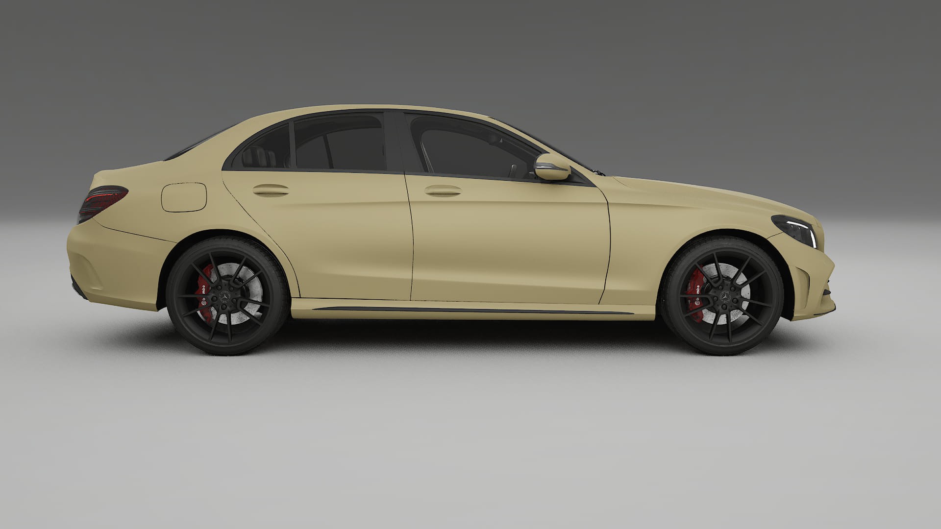 Mercedes C-Class W205 AMG sedan PPF Fólie | SAND TPU PPF - kompletní pre-cut kit