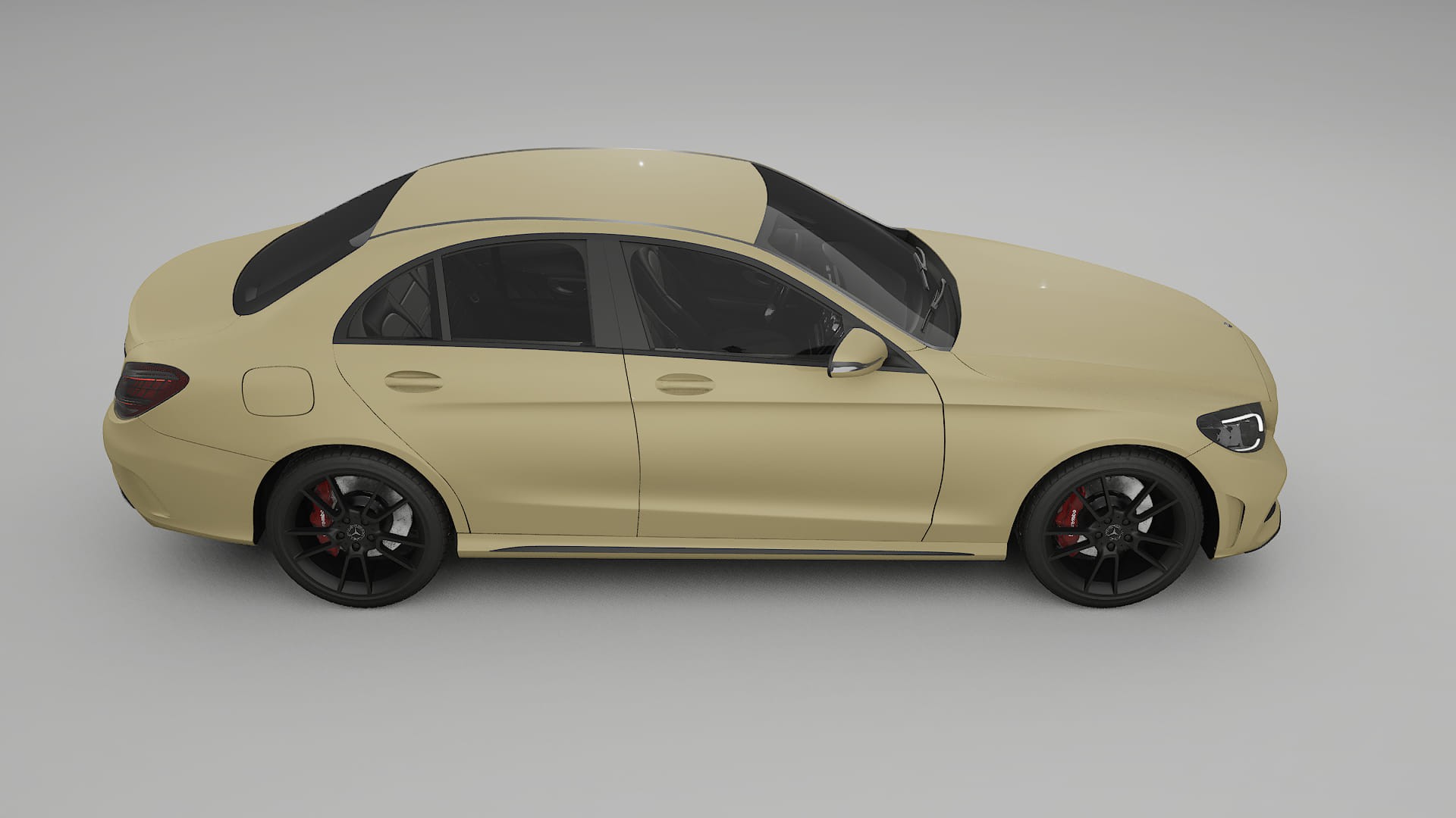 Mercedes C-Class W205 AMG sedan PPF Fólie | SAND TPU PPF - kompletní pre-cut kit