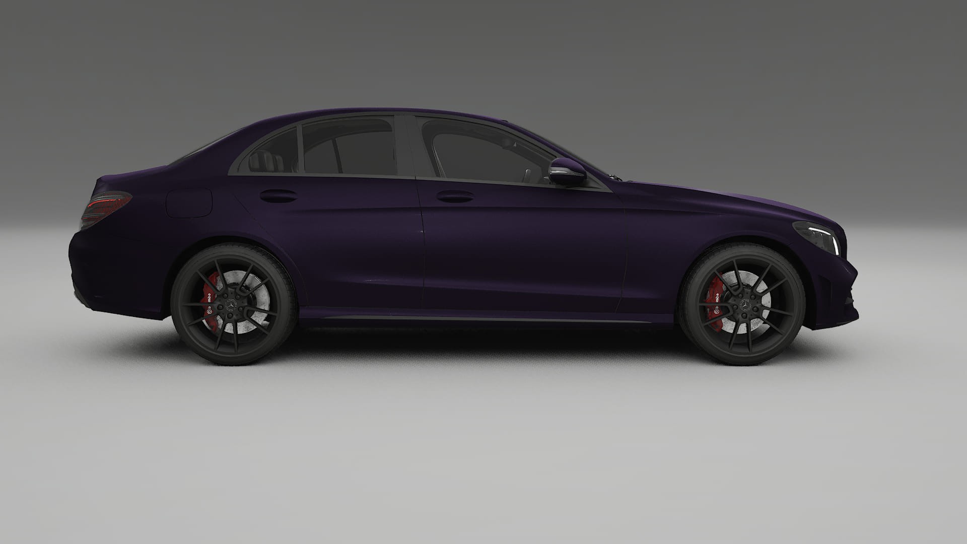 Mercedes C-Class W205 AMG sedan PPF Fólie | VIOLET TPU PPF - kompletní pre-cut kit