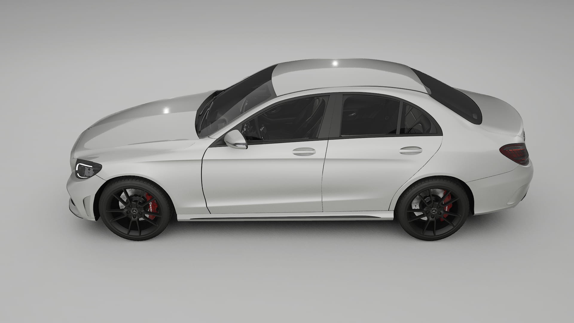 Mercedes C-Class W205 AMG sedan PPF Fólie | PEARL TPU PPF - kompletní pre-cut kit