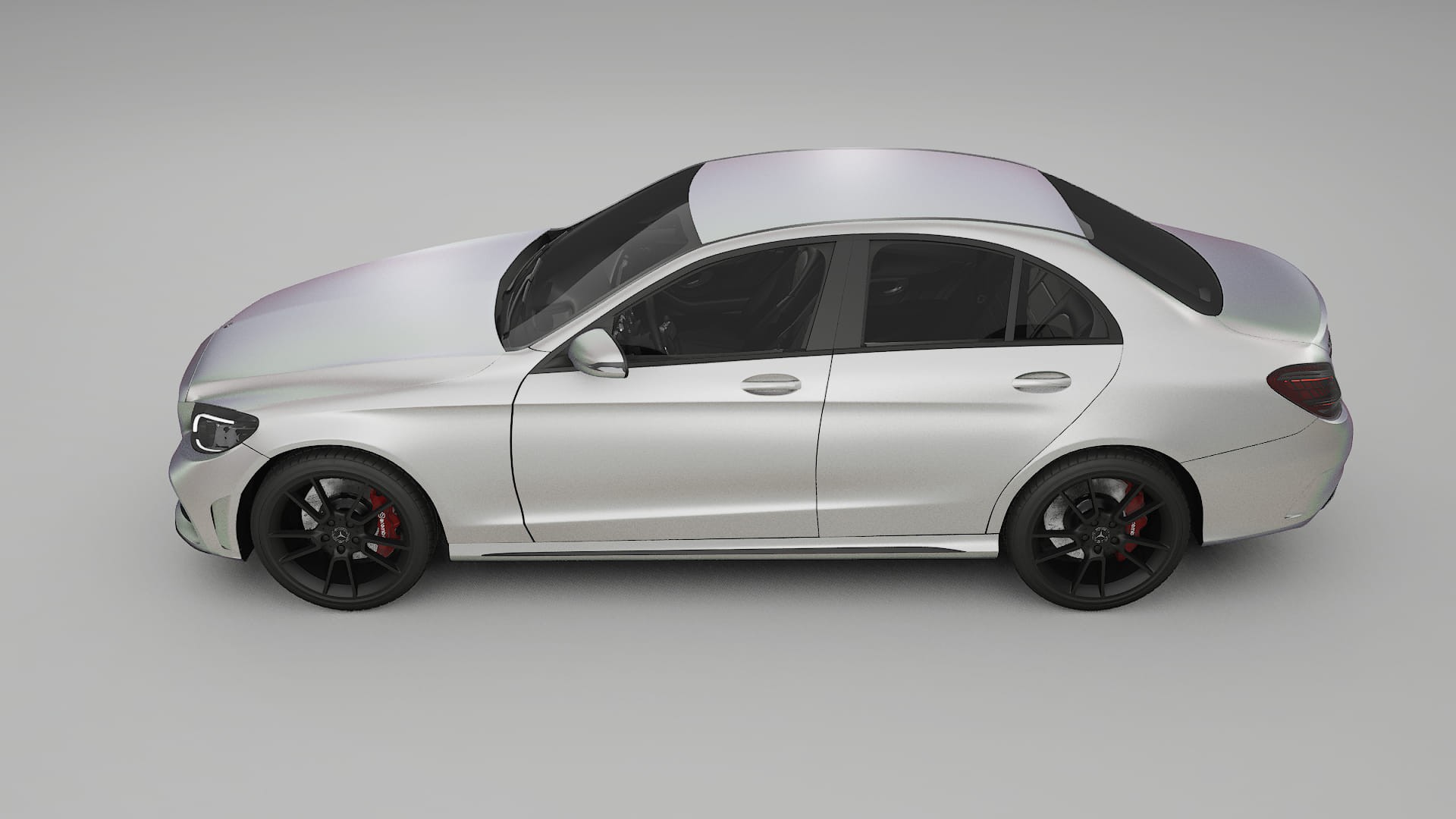 Mercedes C-Class W205 AMG sedan PPF Fólie | NEBULA TPU PPF - kompletní pre-cut kit