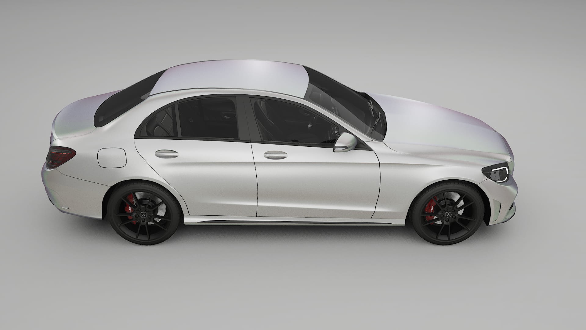 Mercedes C-Class W205 AMG sedan PPF Fólie | NEBULA TPU PPF - kompletní pre-cut kit