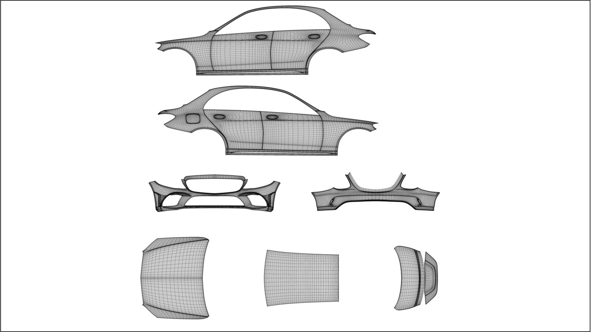 Mercedes C-Class W205 AMG sedan PPF Fólie | OPAL TPU PPF - kompletní pre-cut kit