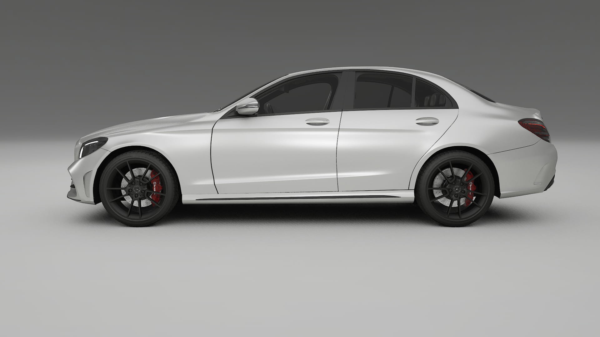 Mercedes C-Class W205 AMG sedan PPF Fólie | OPAL TPU PPF - kompletní pre-cut kit