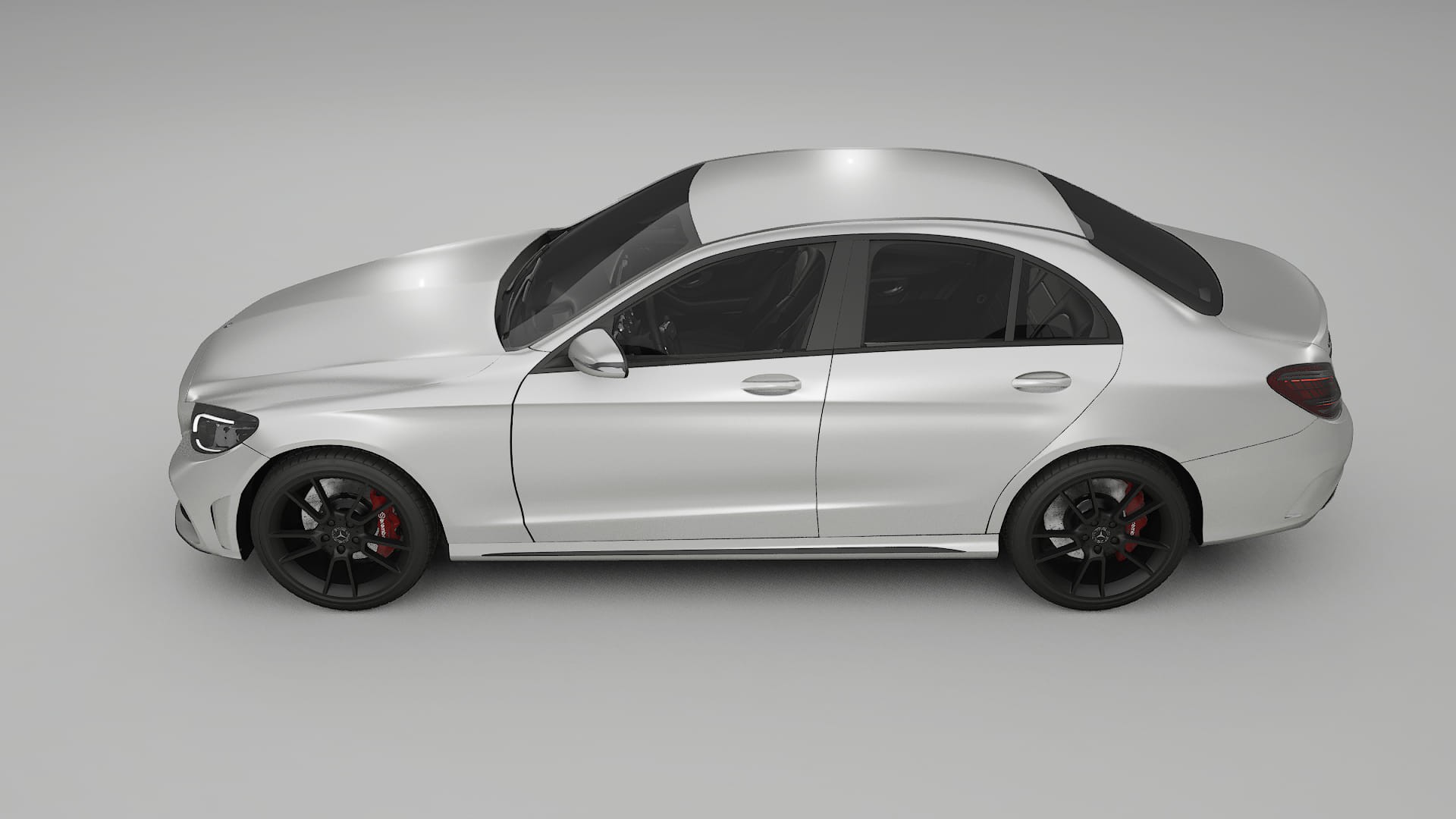 Mercedes C-Class W205 AMG sedan PPF Fólie | OPAL TPU PPF - kompletní pre-cut kit