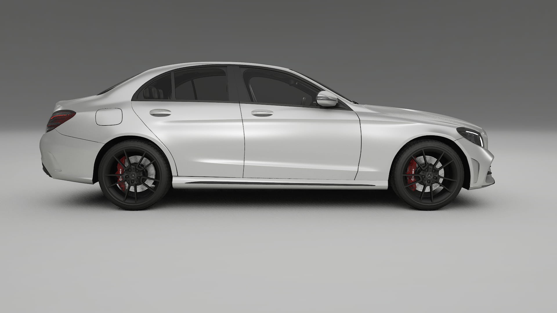 Mercedes C-Class W205 AMG sedan PPF Fólie | OPAL TPU PPF - kompletní pre-cut kit