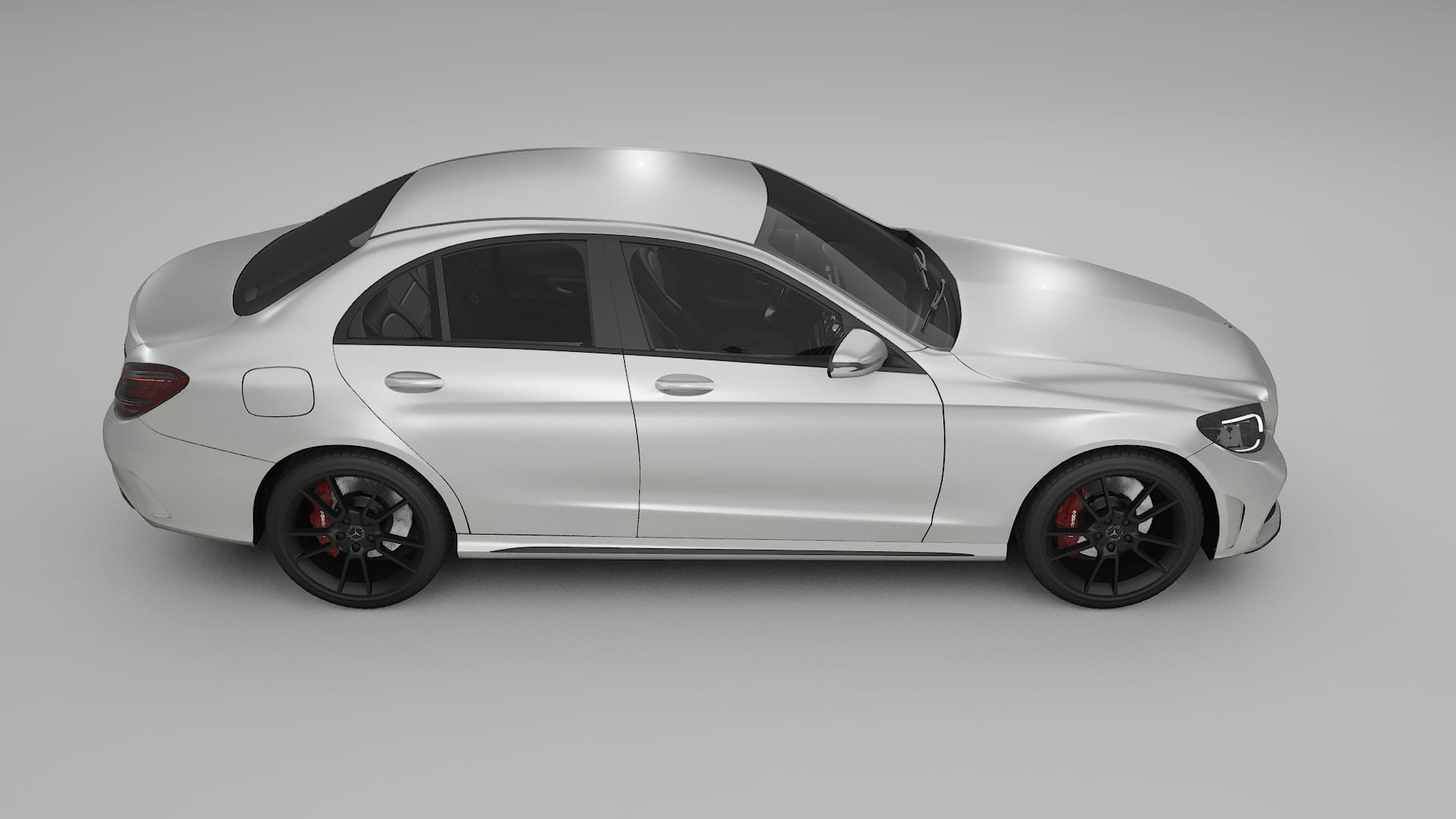 Mercedes C-Class W205 AMG sedan PPF Fólie | OPAL TPU PPF - kompletní pre-cut kit