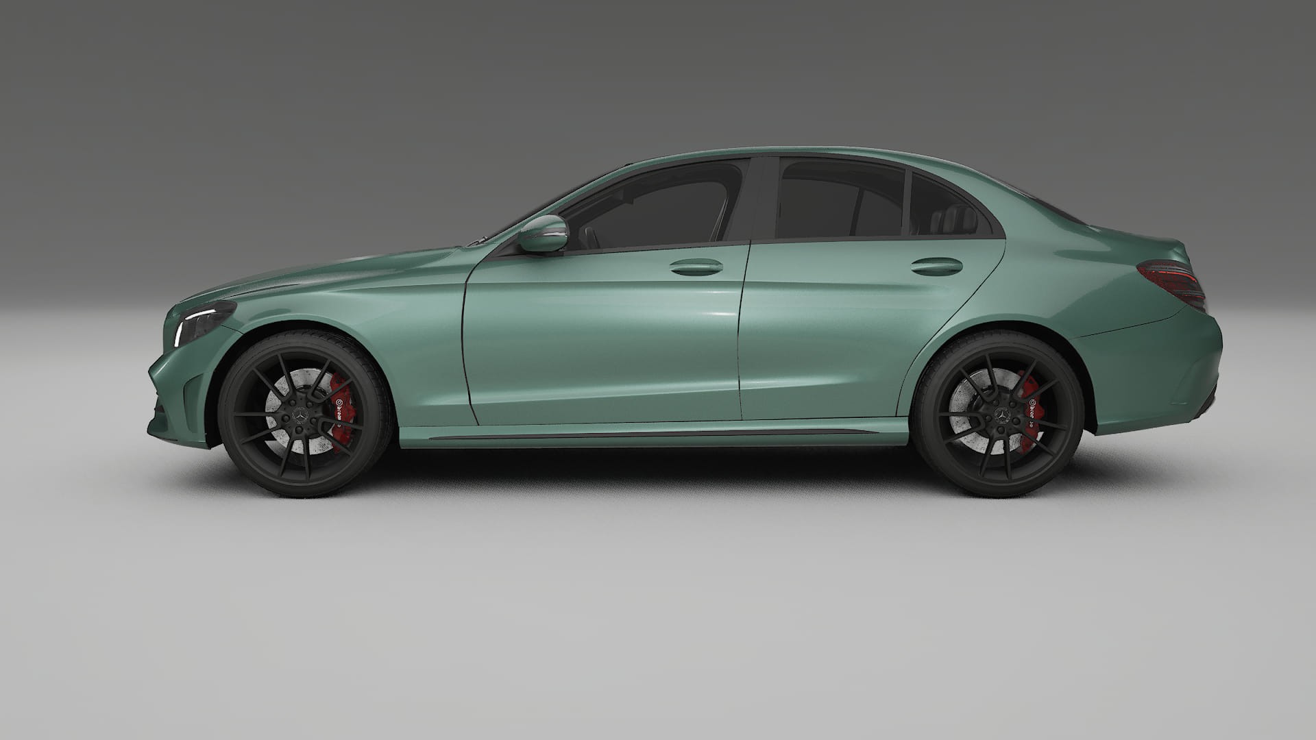 Mercedes C-Class W205 AMG sedan PPF Fólie | EVERGREEN TPU PPF - kompletní pre-cut kit