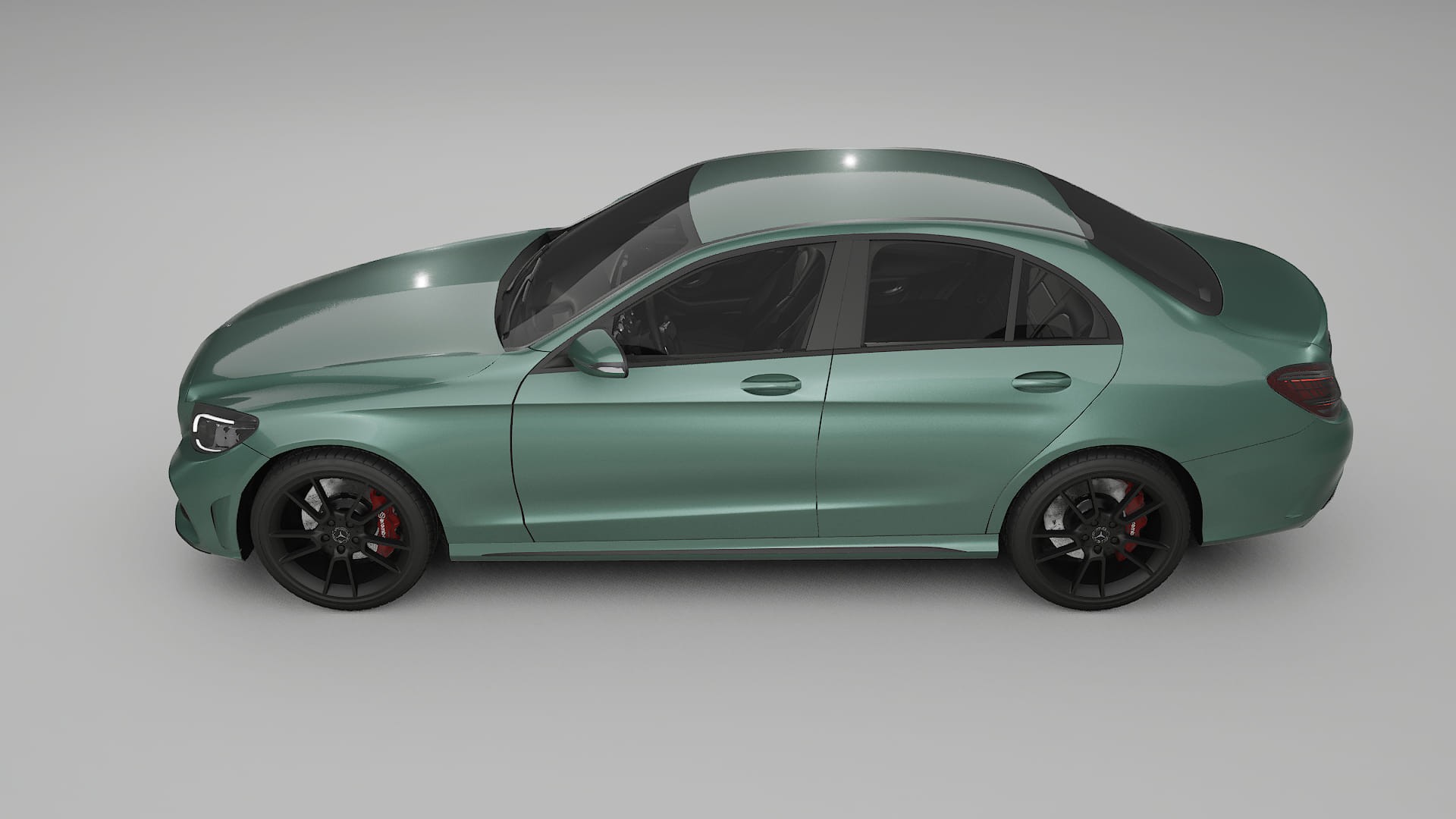 Mercedes C-Class W205 AMG sedan PPF Fólie | EVERGREEN TPU PPF - kompletní pre-cut kit