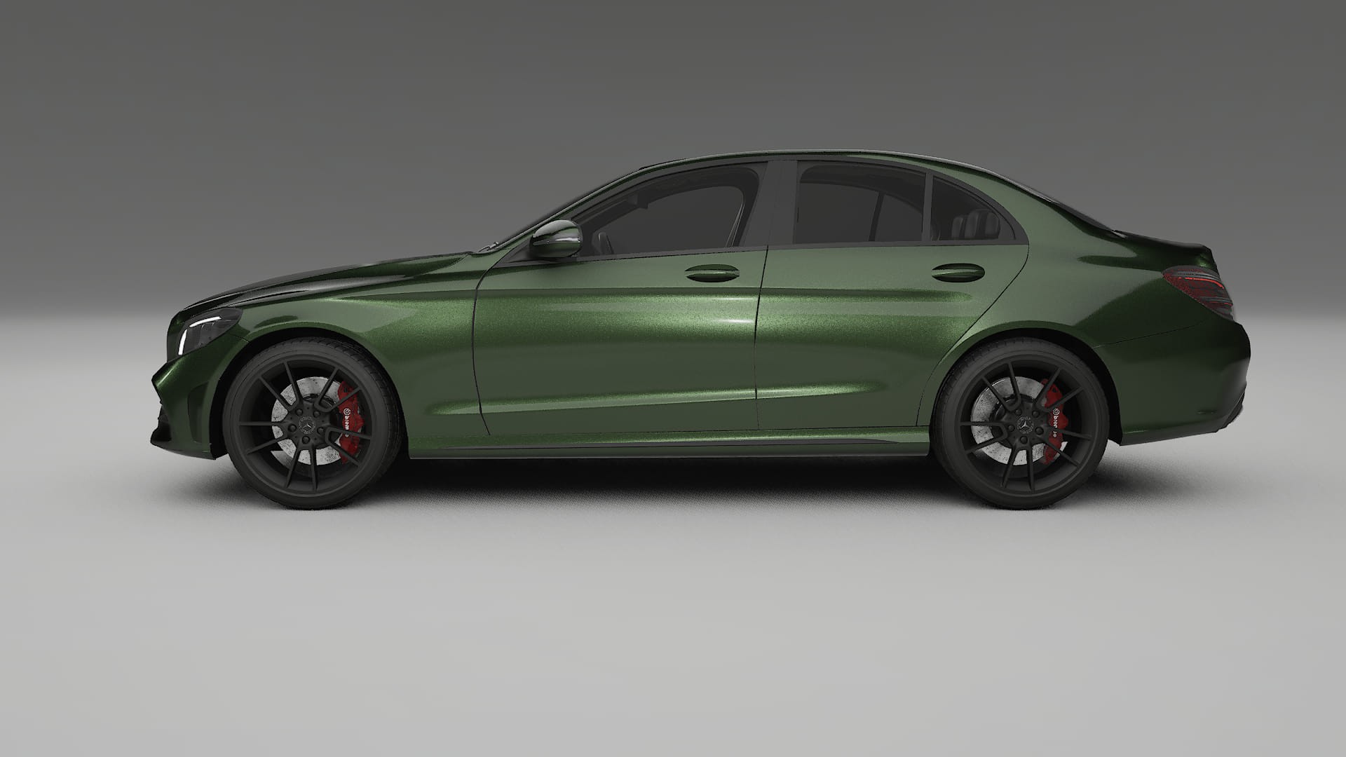 Mercedes C-Class W205 AMG sedan PPF Fólie | LAGOON TPU PPF - kompletní pre-cut kit