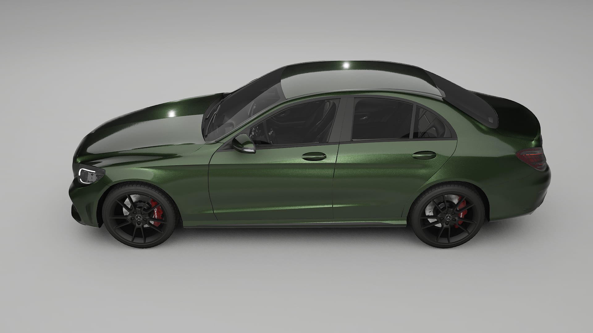 Mercedes C-Class W205 AMG sedan PPF Fólie | LAGOON TPU PPF - kompletní pre-cut kit
