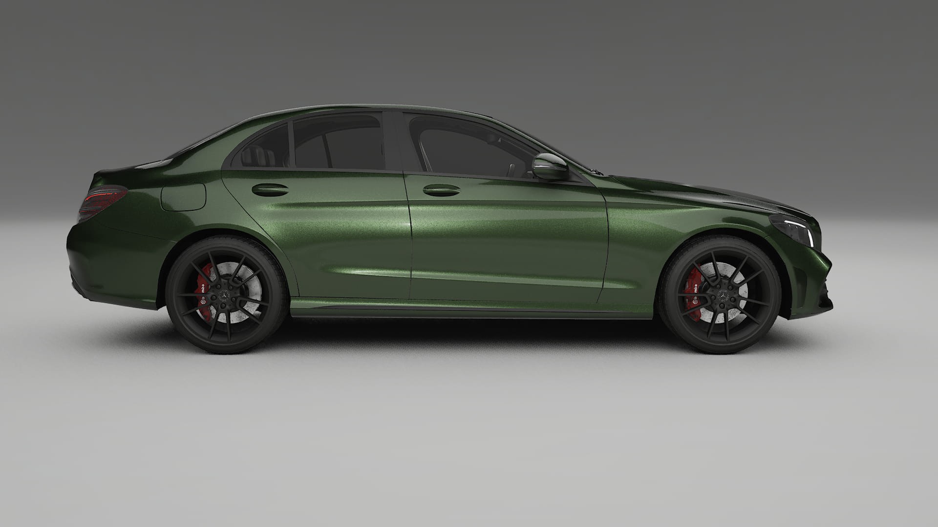 Mercedes C-Class W205 AMG sedan PPF Fólie | LAGOON TPU PPF - kompletní pre-cut kit