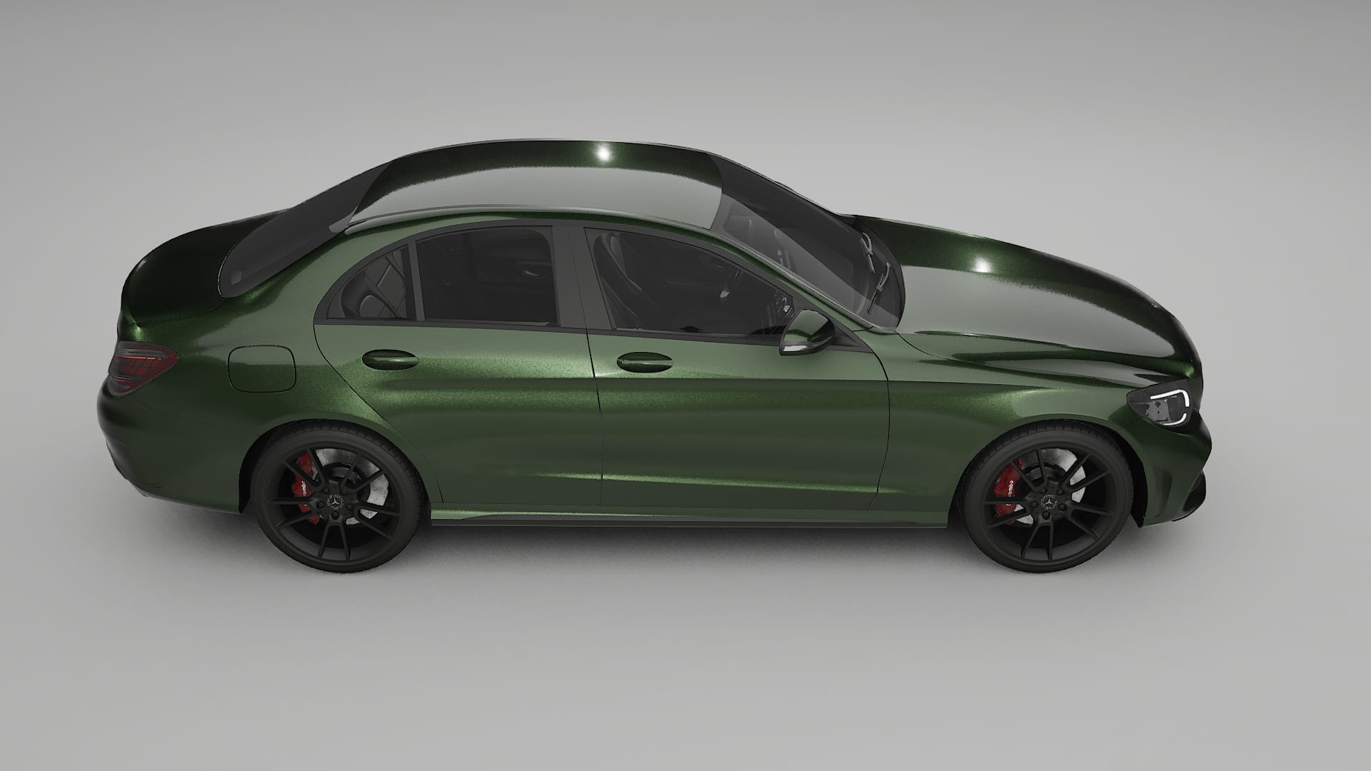 Mercedes C-Class W205 AMG sedan PPF Fólie | LAGOON TPU PPF - kompletní pre-cut kit