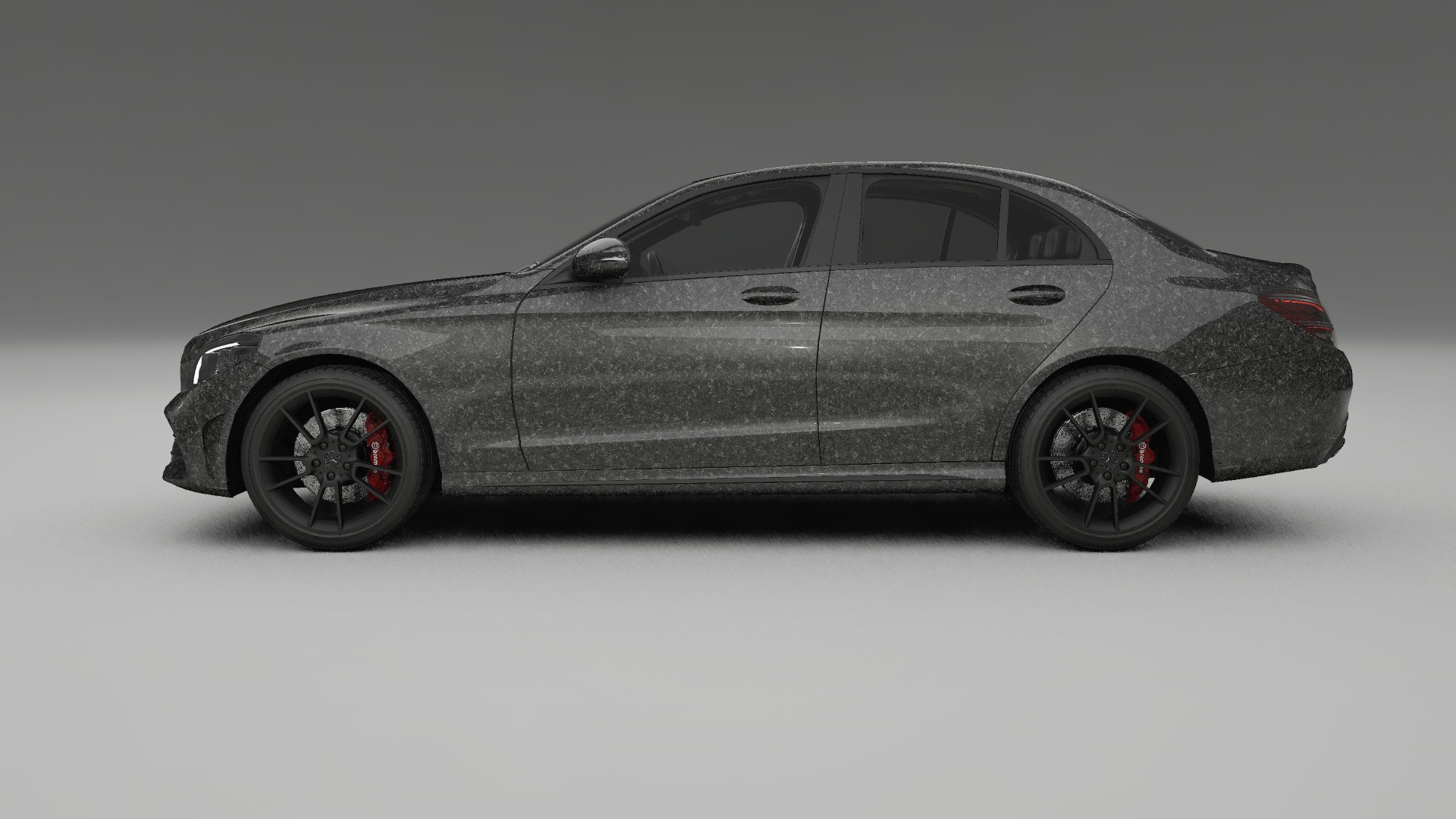Mercedes C-Class W205 AMG sedan PPF Fólie | FORGED S TPU PPF - kompletní pre-cut kit
