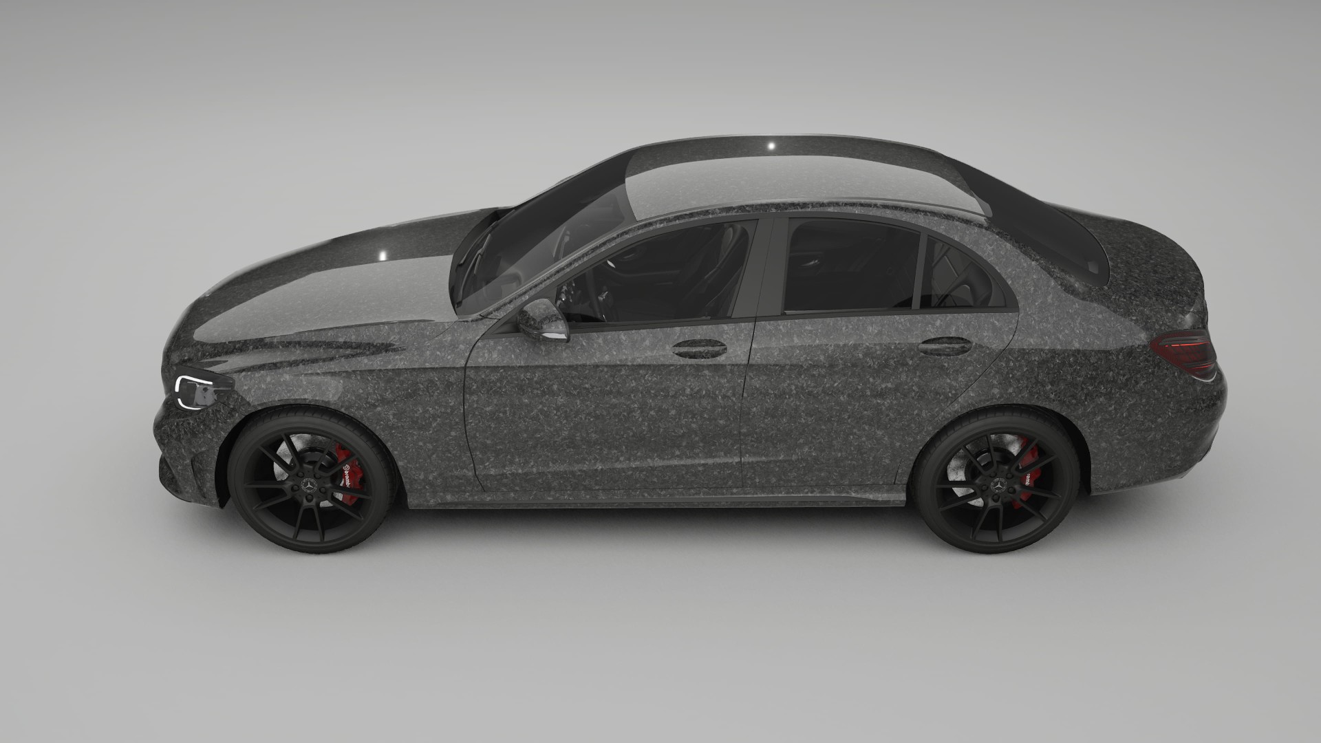 Mercedes C-Class W205 AMG sedan PPF Fólie | FORGED S TPU PPF - kompletní pre-cut kit