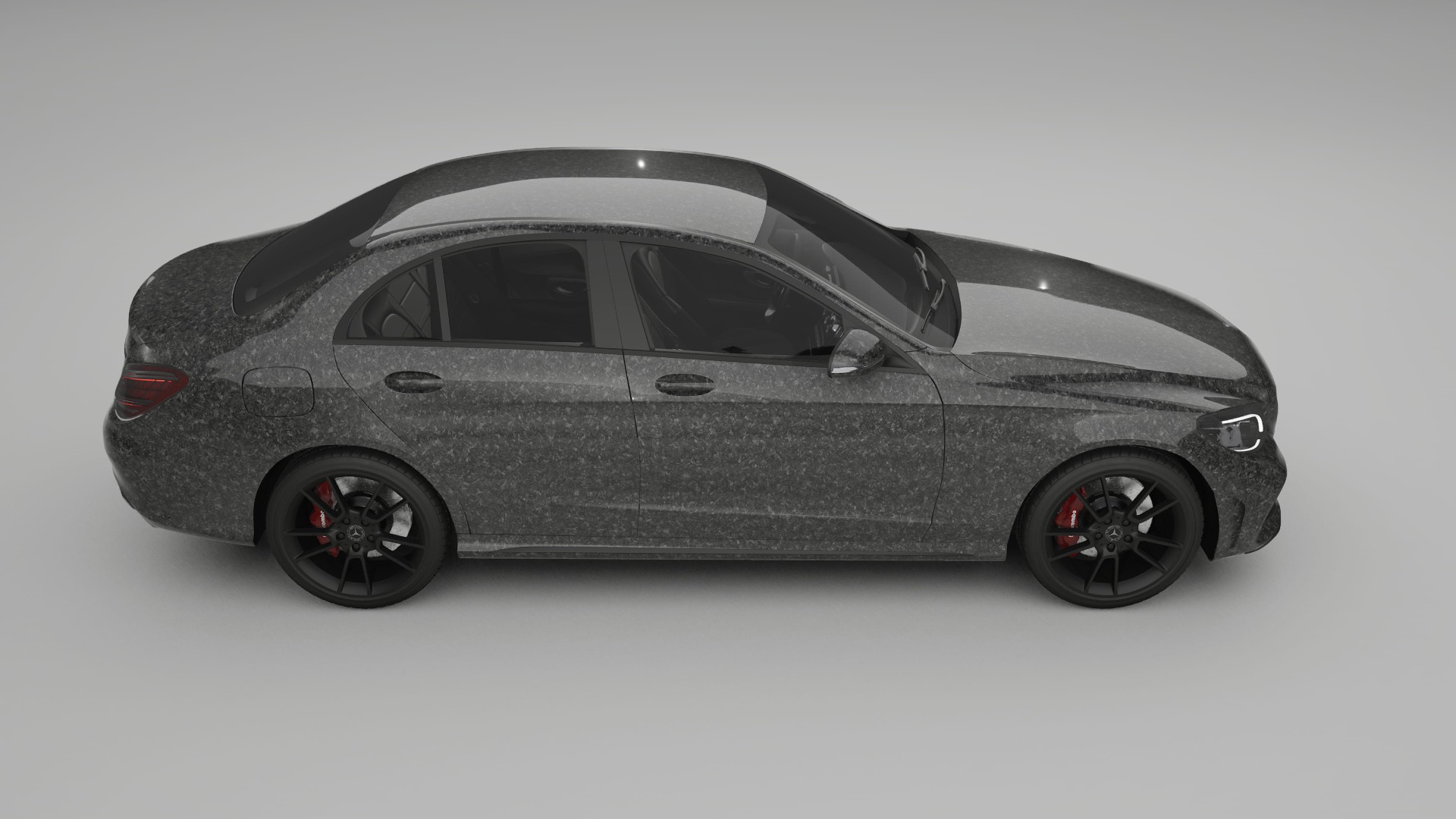 Mercedes C-Class W205 AMG sedan PPF Fólie | FORGED S TPU PPF - kompletní pre-cut kit