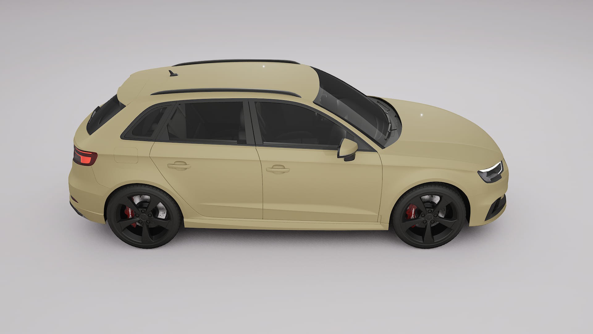 Audi RS3 Sportback 8V facelift PPF Fólie | SAND TPU PPF - kompletní pre-cut kit